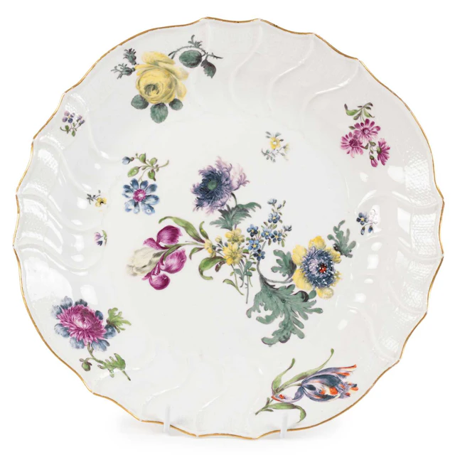 A Meissen Porcelain Dish, circa 1750