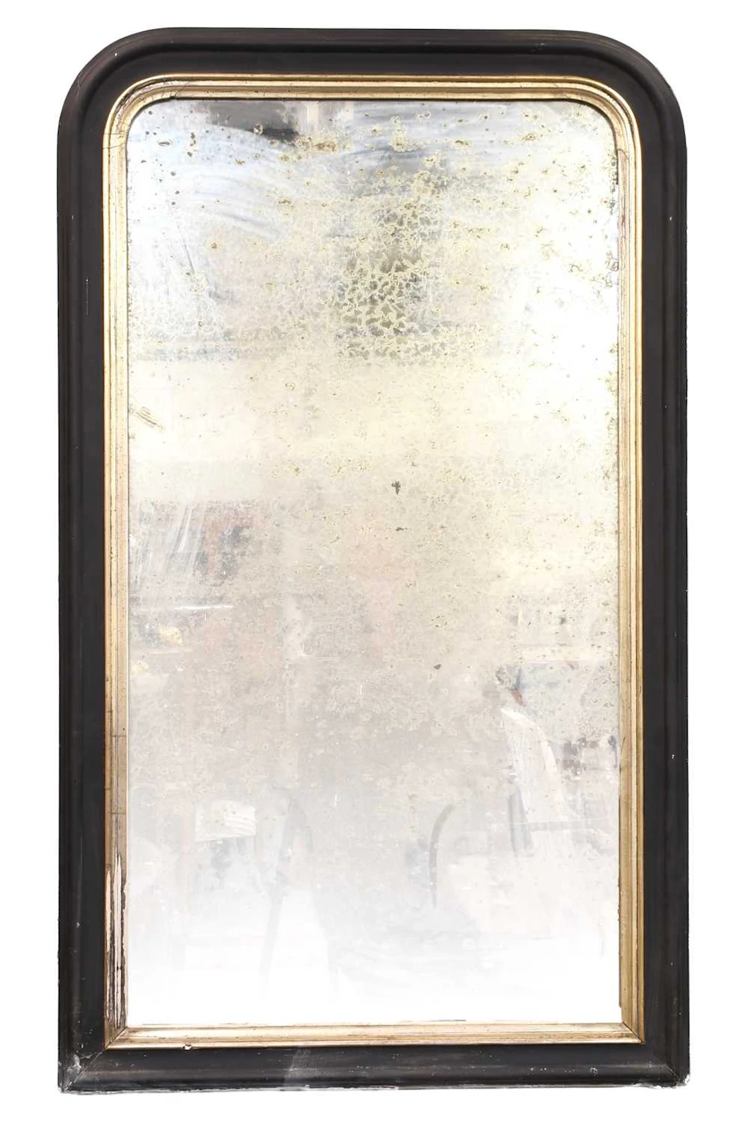 An Ebonised Mirror, 19th century