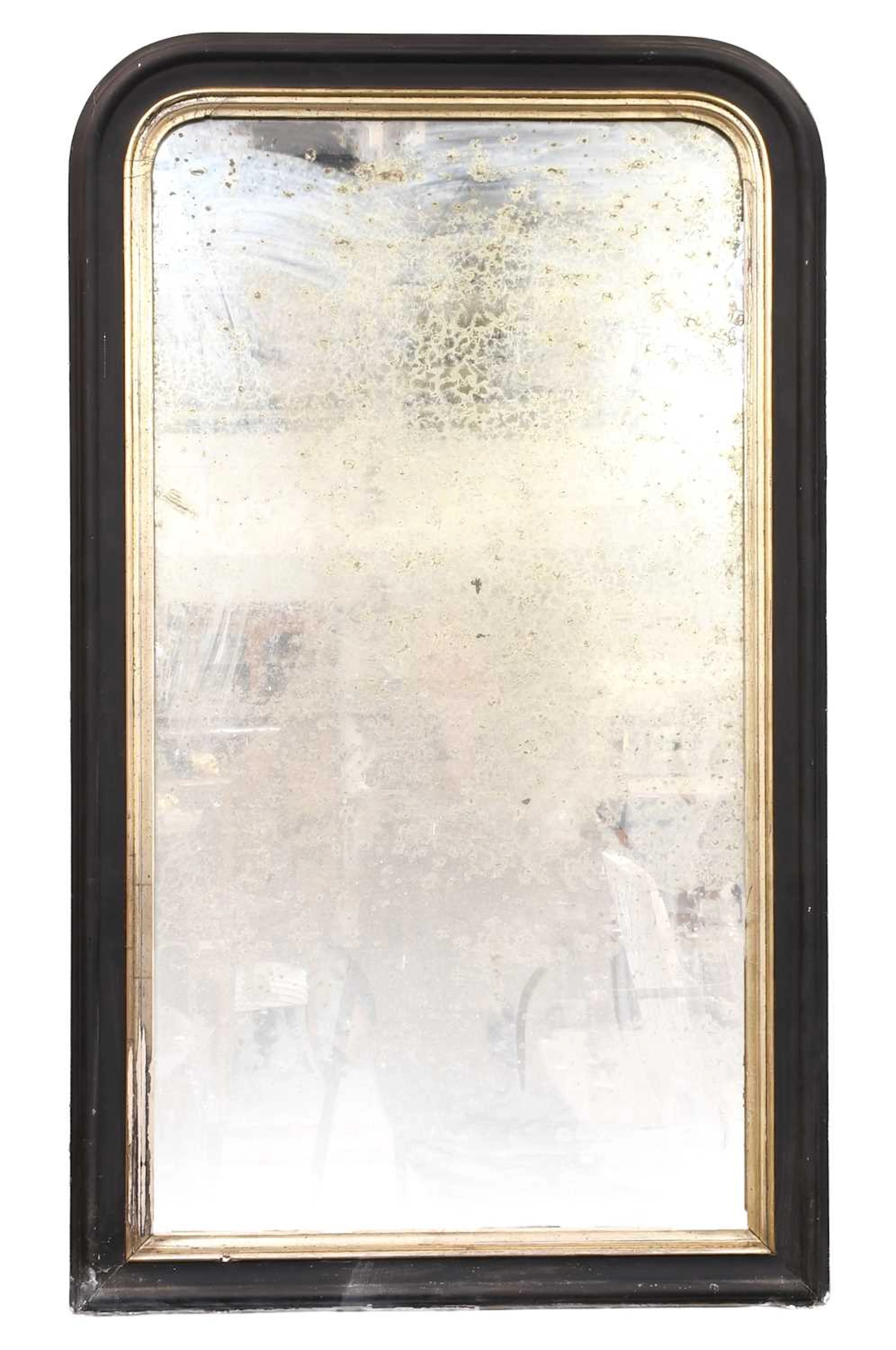 An Ebonised Mirror, 19th century