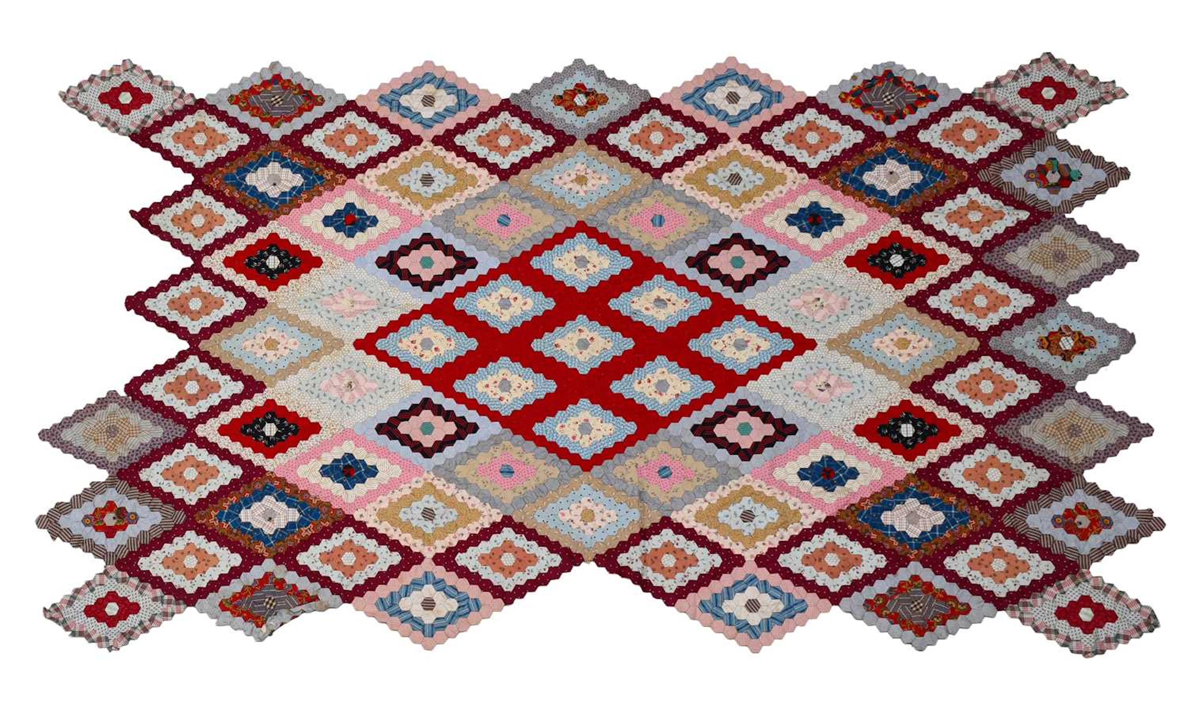 Late 19th Century Unfinished Patchwork Quilt