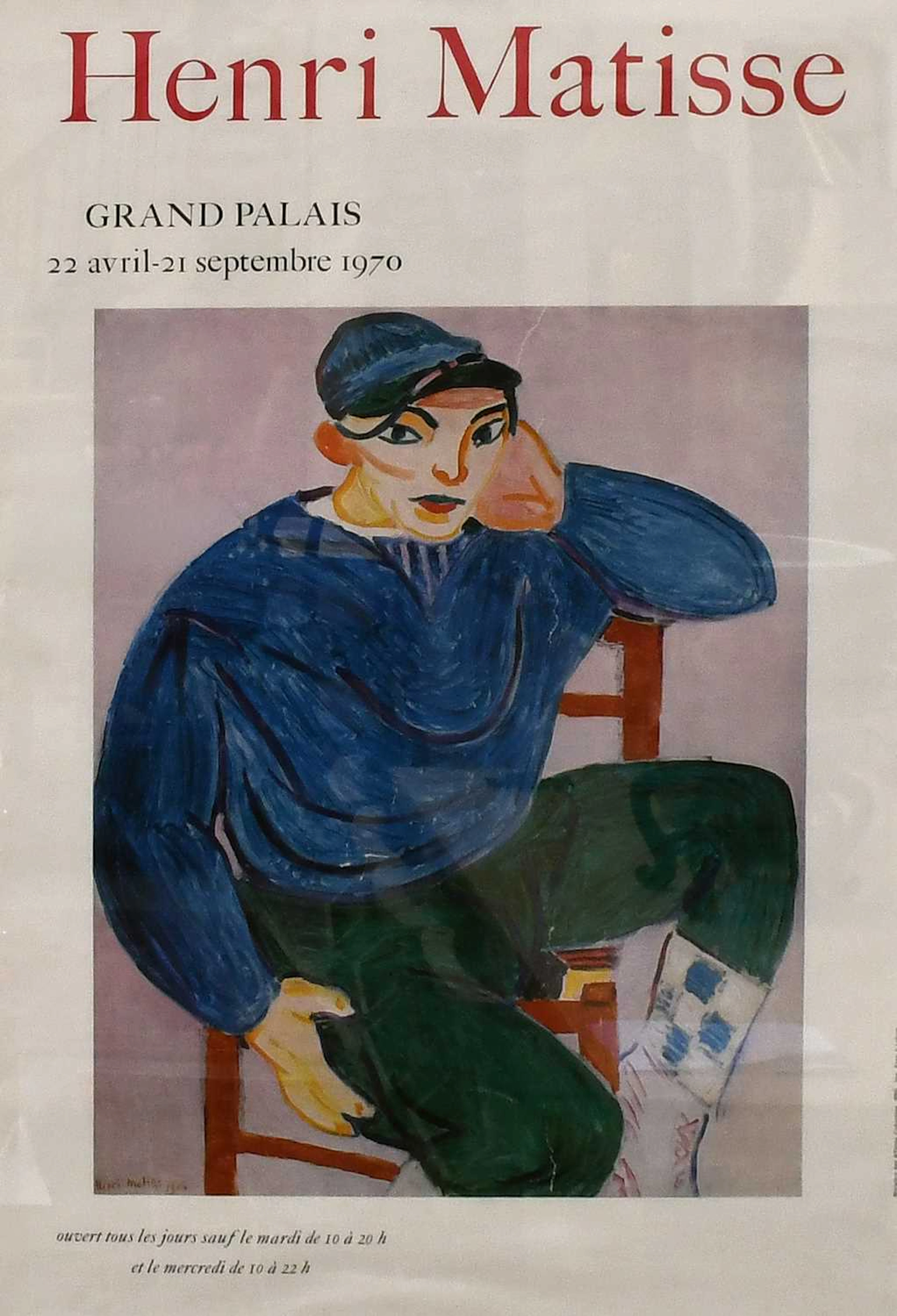 Poster for Henri Matisse exhibition at the Grand Palais