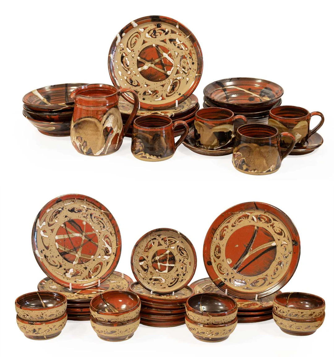 Andrew P Russell (Richmond, North Yorkshire): A Stoneware Dinner Service