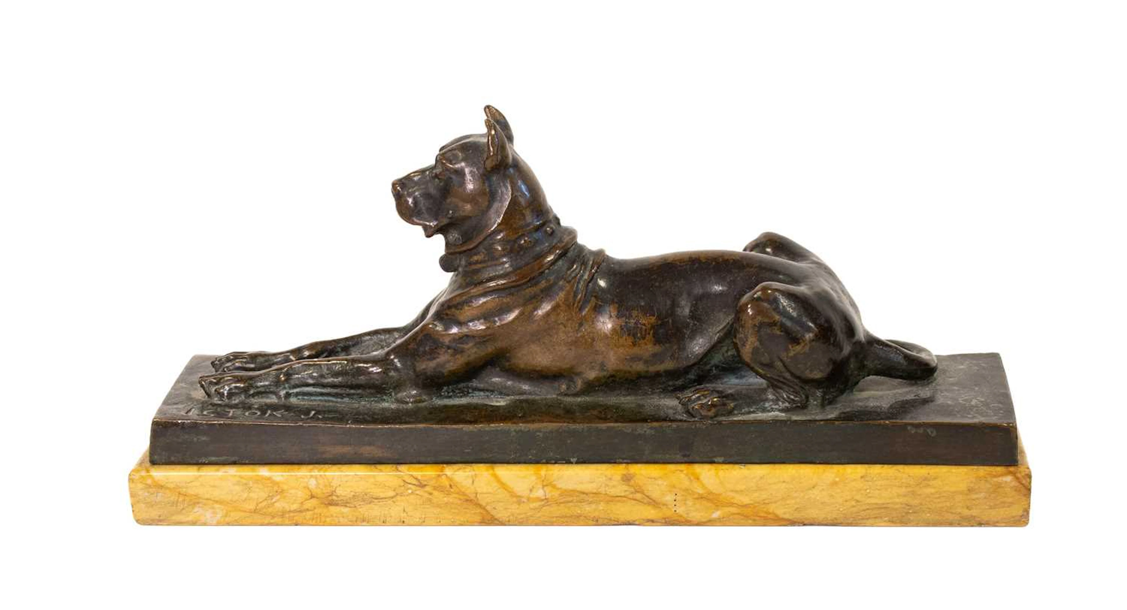 János Istók (, An Art Deco Spelter German Shepherd