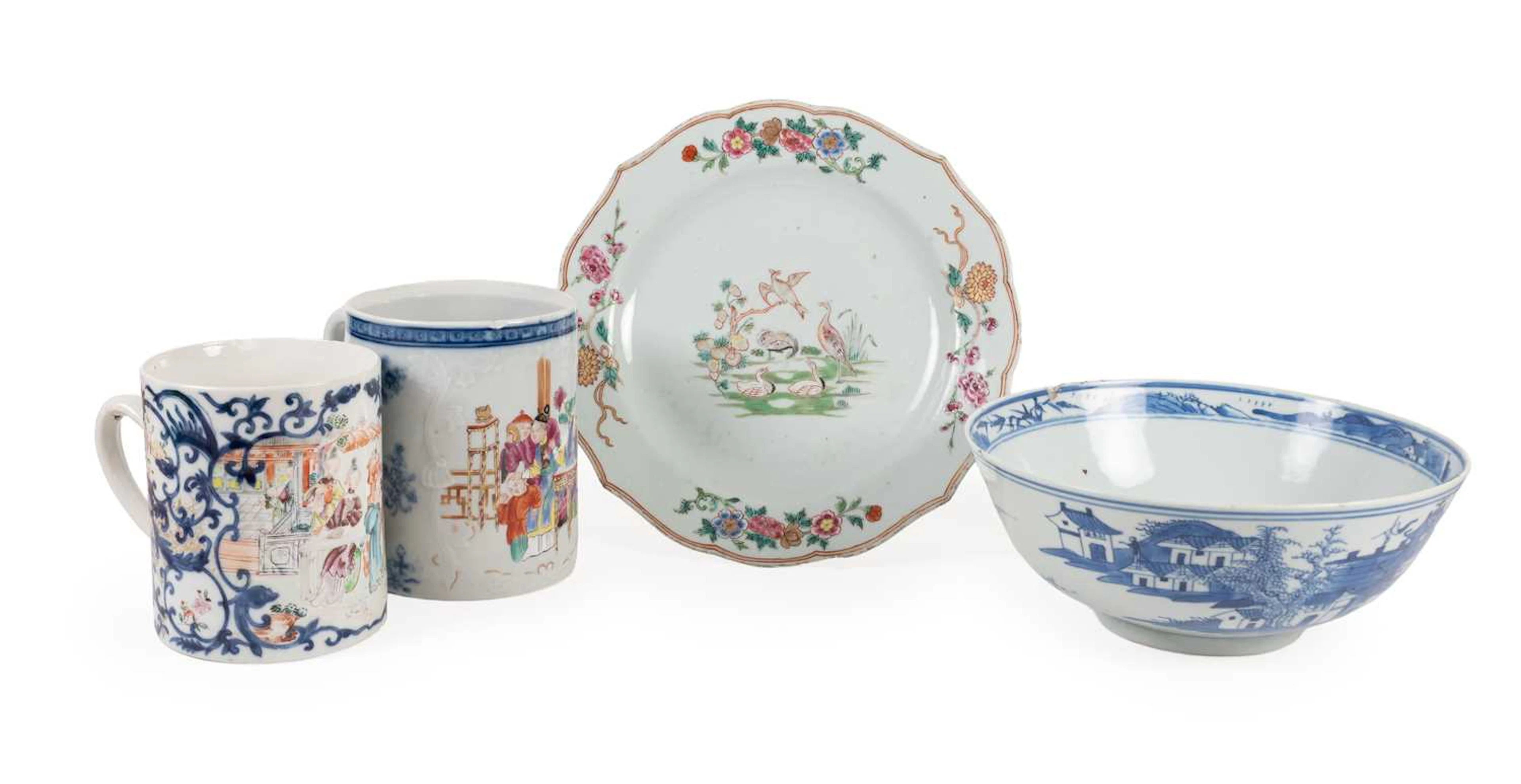 A Chinese Porcelain Plate, Yongzheng/early Qianlong, A Chinese Porcelain