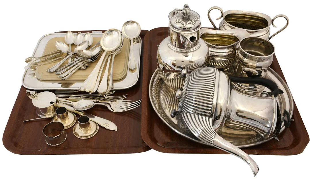 A Collection of Assorted Silver and Silver Plate