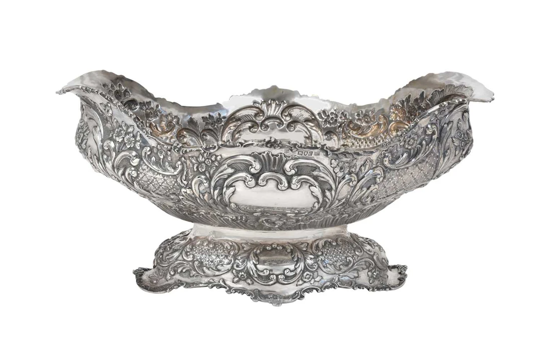 A Victorian Silver Centrepiece-Bowl by William Gibson and John Lawrence