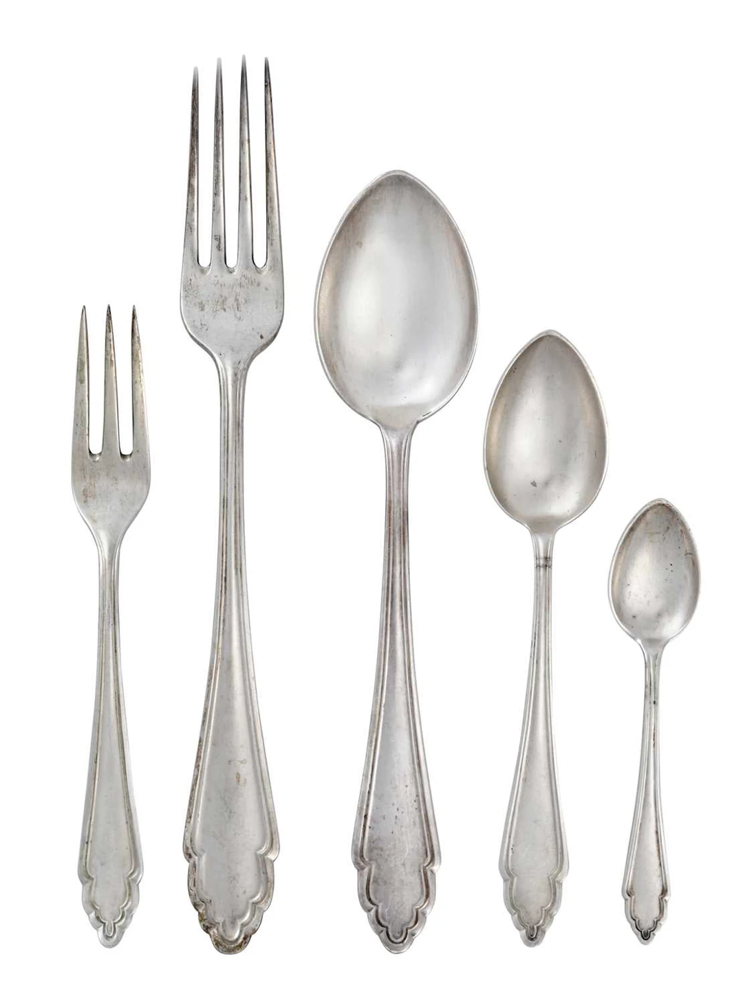 An Austrian Silver Table-Service Most Pieces by J. C. Klinkosh, Vienna