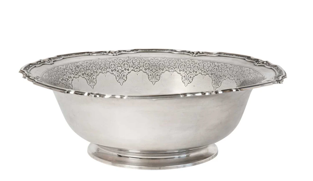 A French Silver Basin by Armand Gross, Paris, Circa 1890, by Armand