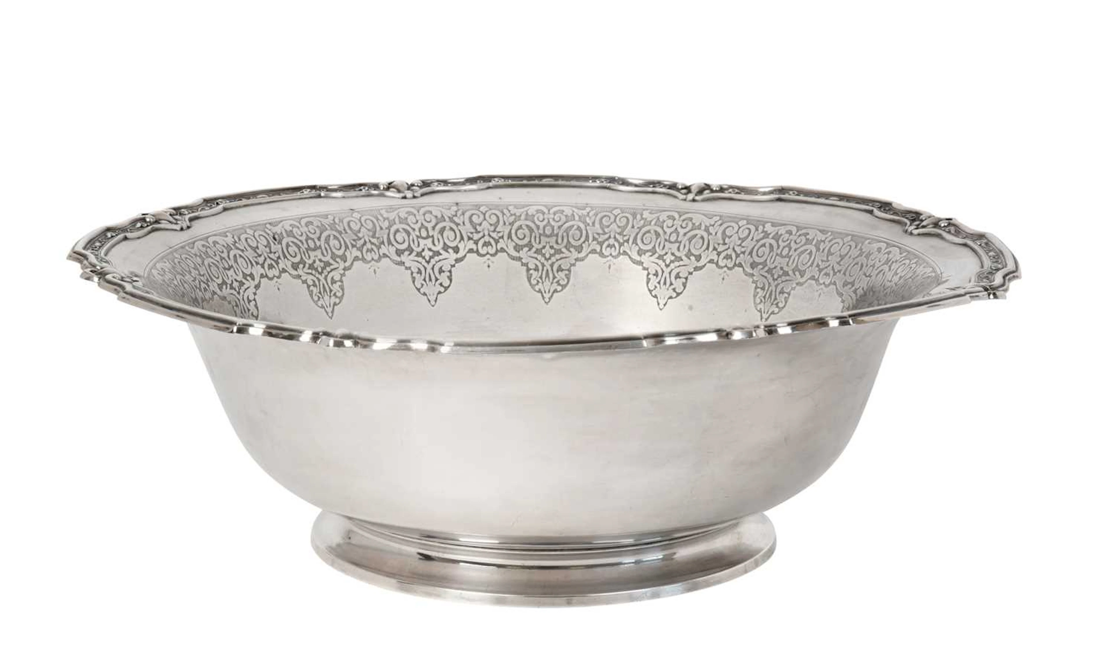 A French Silver Basin by Armand Gross, Paris, Circa 1890, by Armand