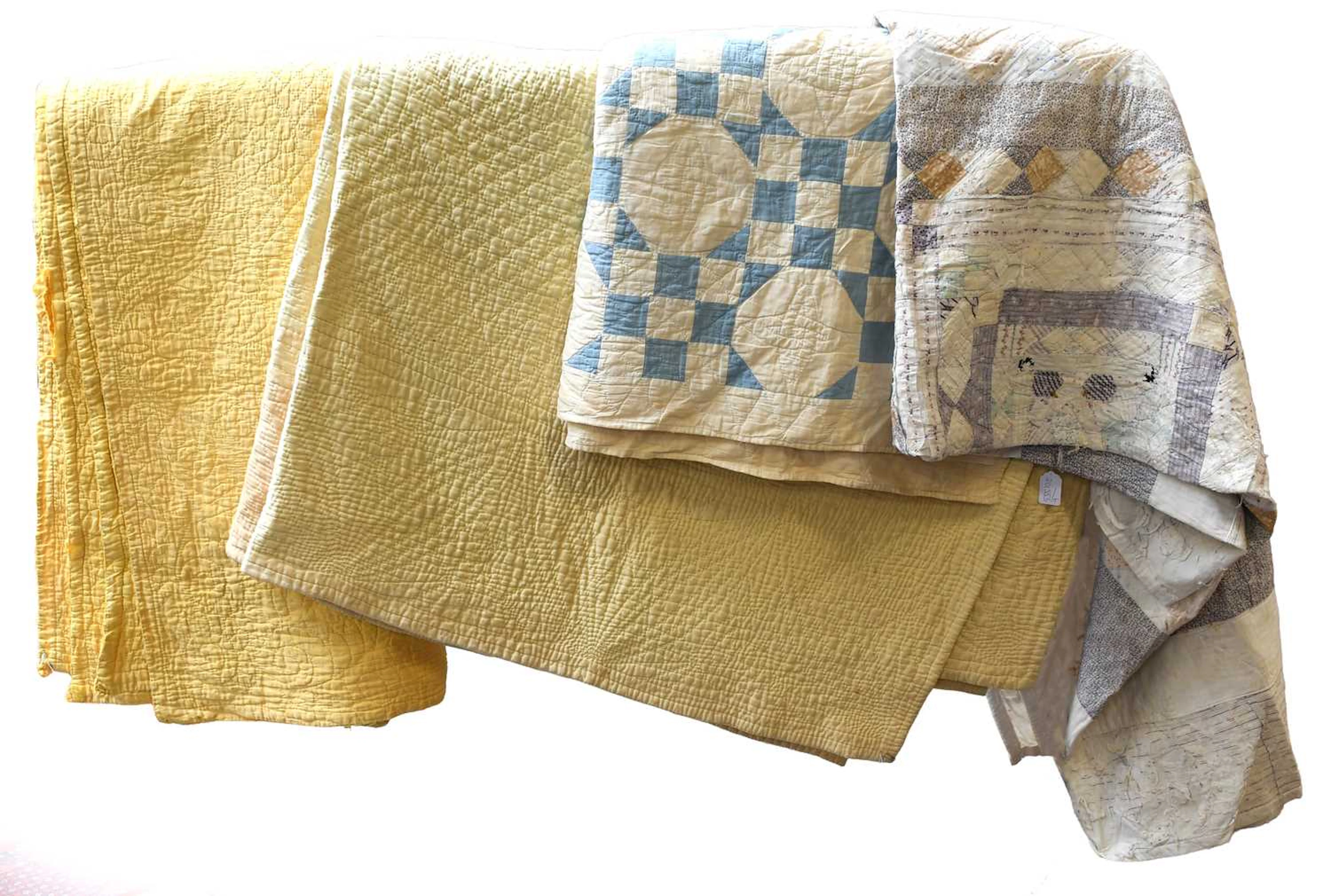 Four 19th Century Patchwork Quilts