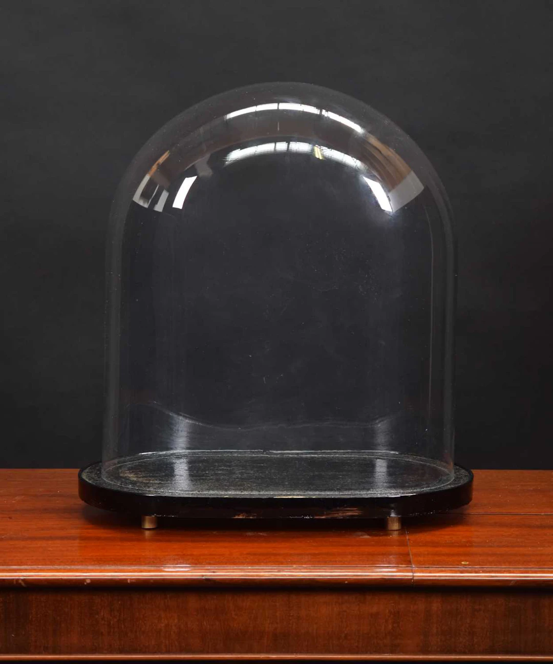Glass Dome: An Oval Glass Dome