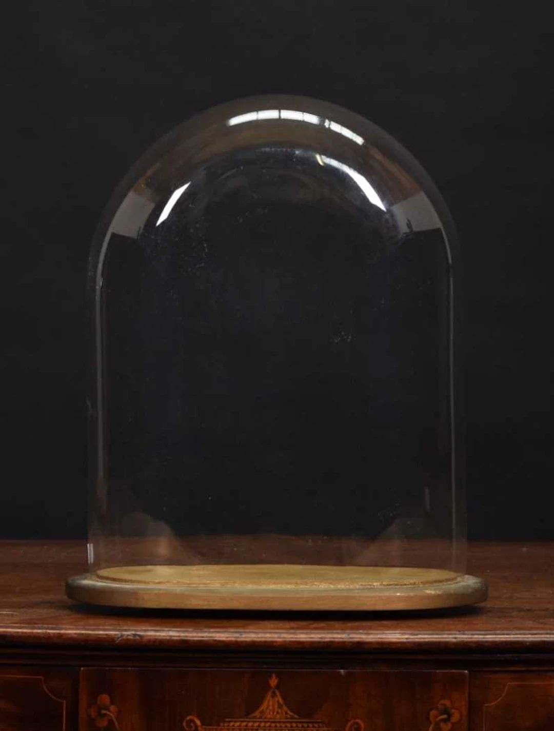 Glass Dome: An Oval Glass Dome