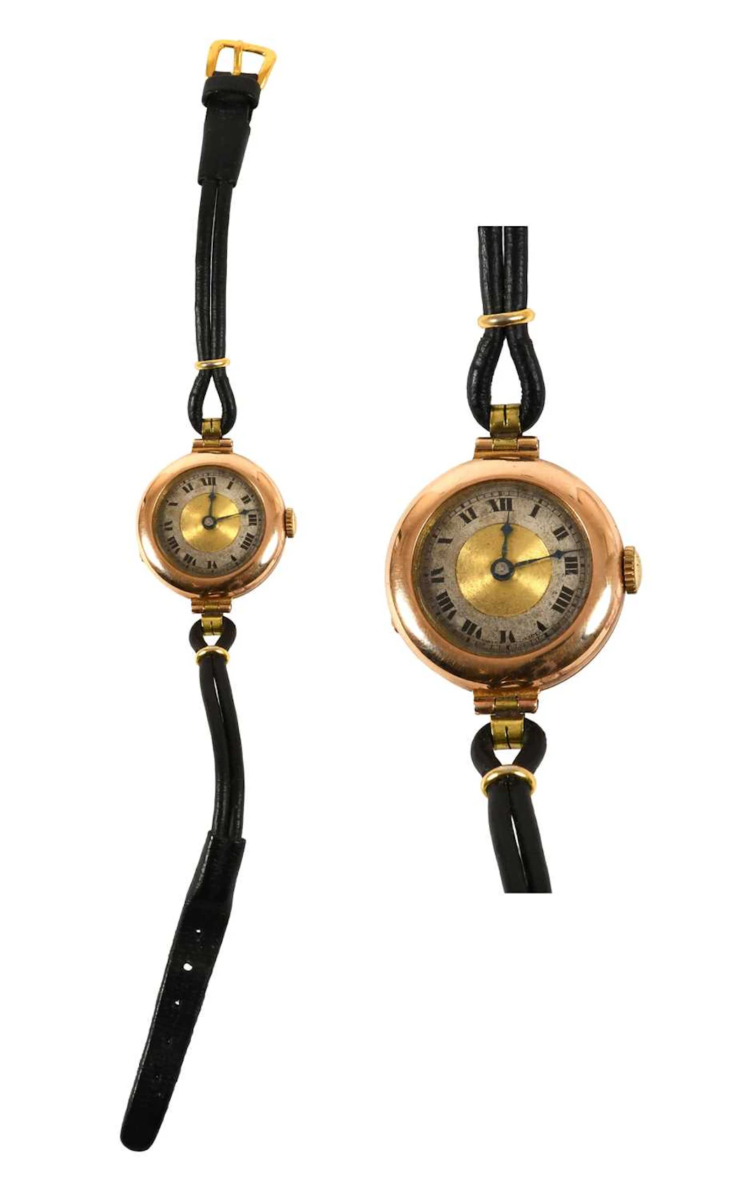 A Lady's 9 Carat Gold Wristwatch, 1924