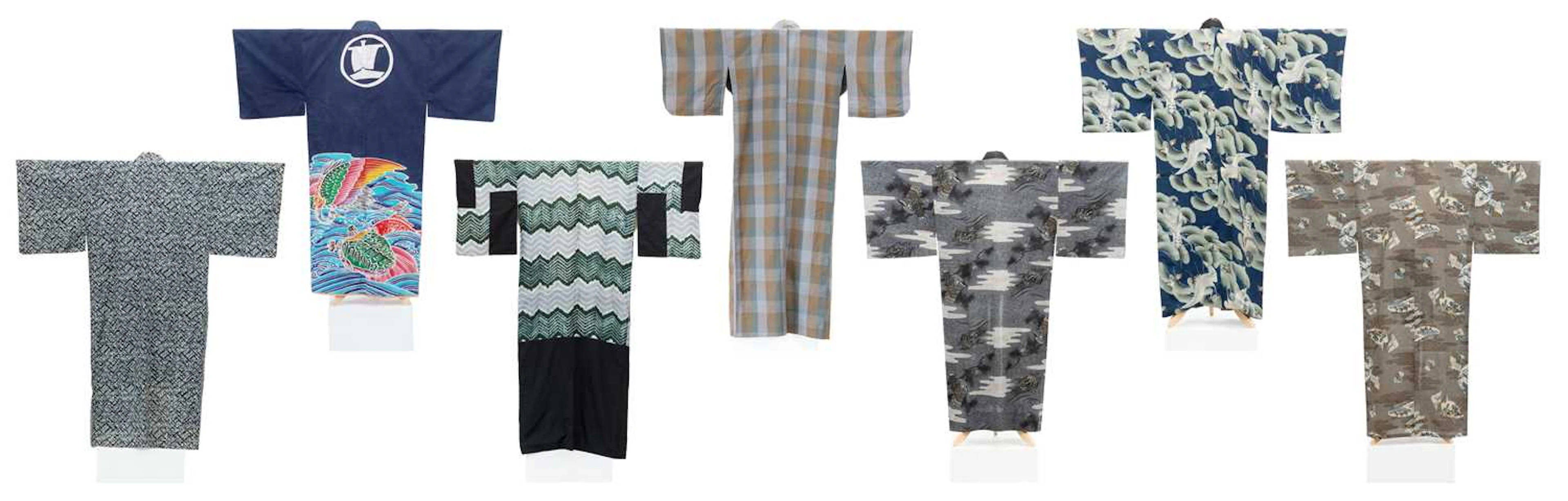 20th Century Japanese Men's Kimonos, The Edward Crutchley Research Archive