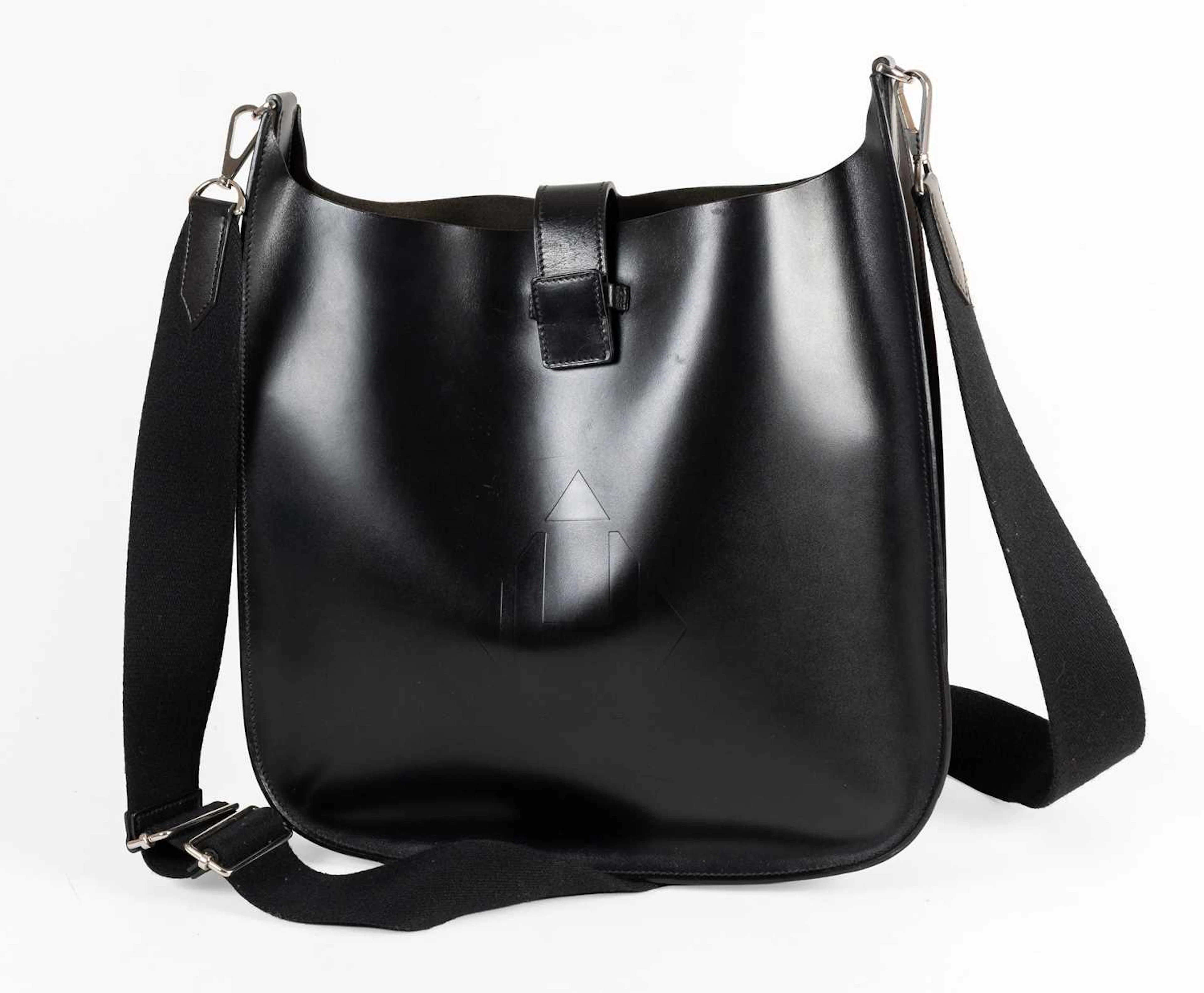 A Hermès Vache Hunter Black Evelyne Sellier 33 Crossbody Bag, 2017