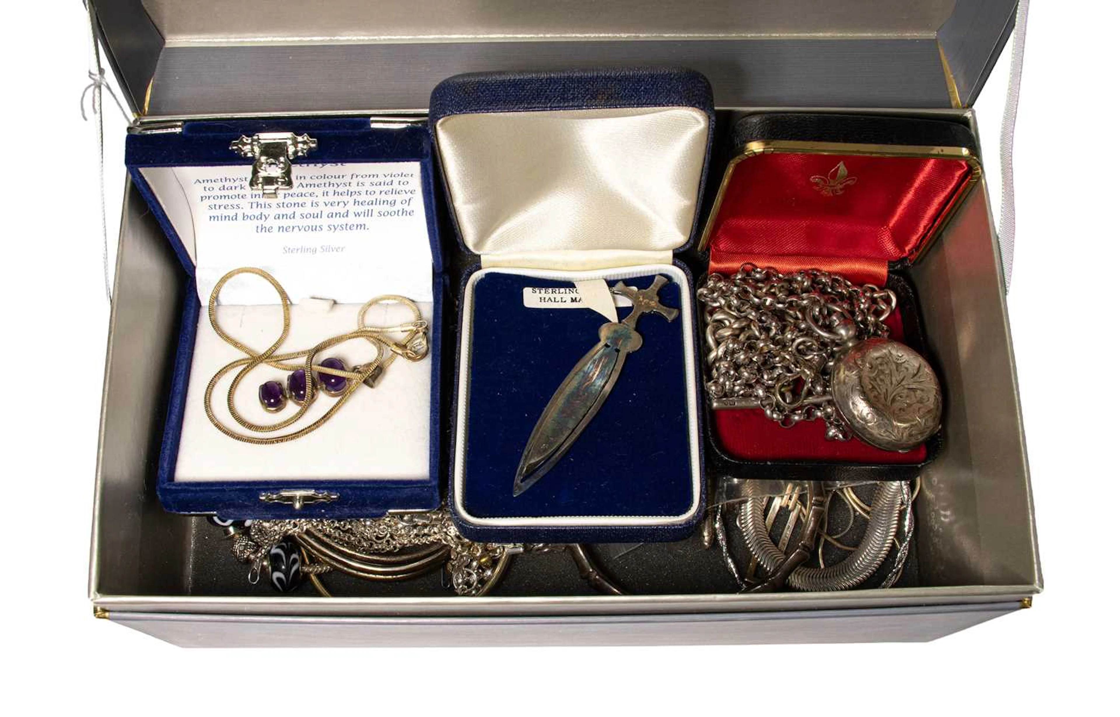A Quantity of Silver and White Metal Jewellery