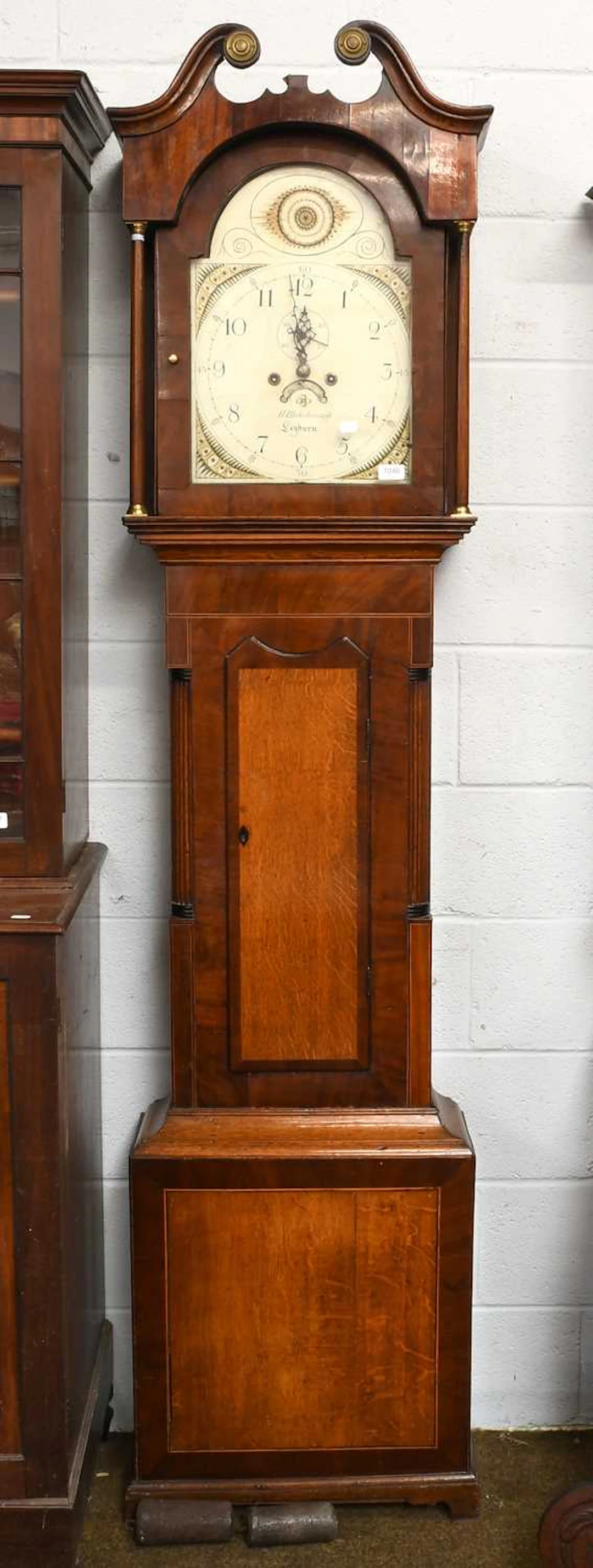An Oak and Mahogany Eight-Day Longcase Clock, signed H. Blakeborough