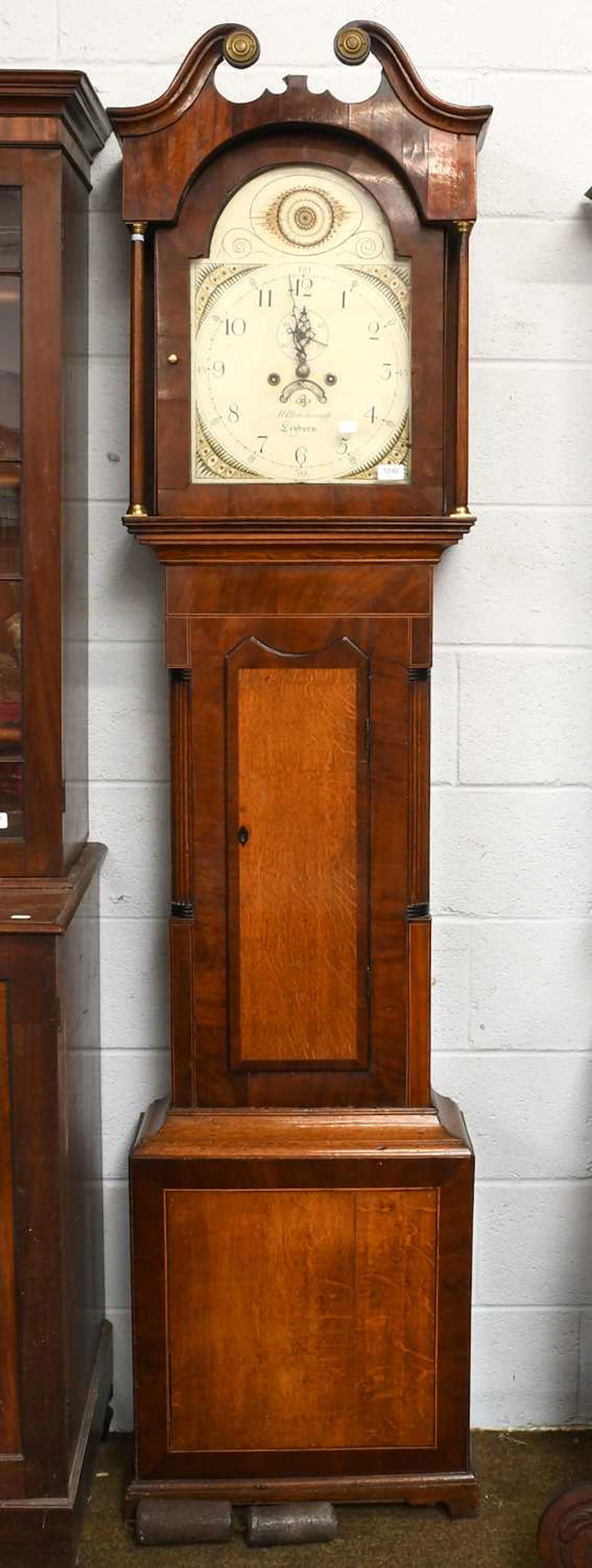 An Oak and Mahogany Eight-Day Longcase Clock, signed H. Blakeborough