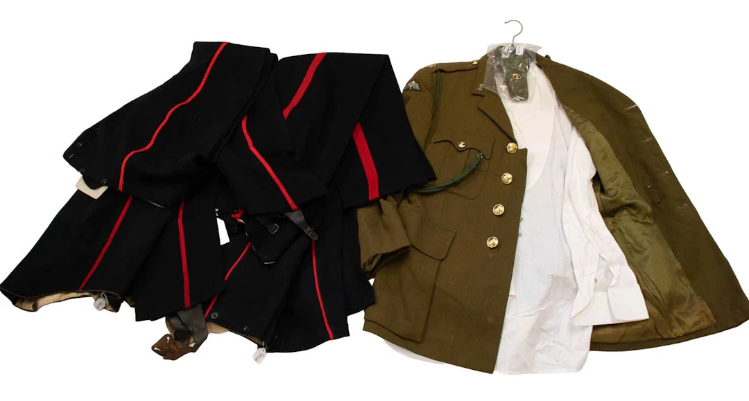 A Post-1953 No.2 Dress Uniform to Major D Gould, Green Howards, also