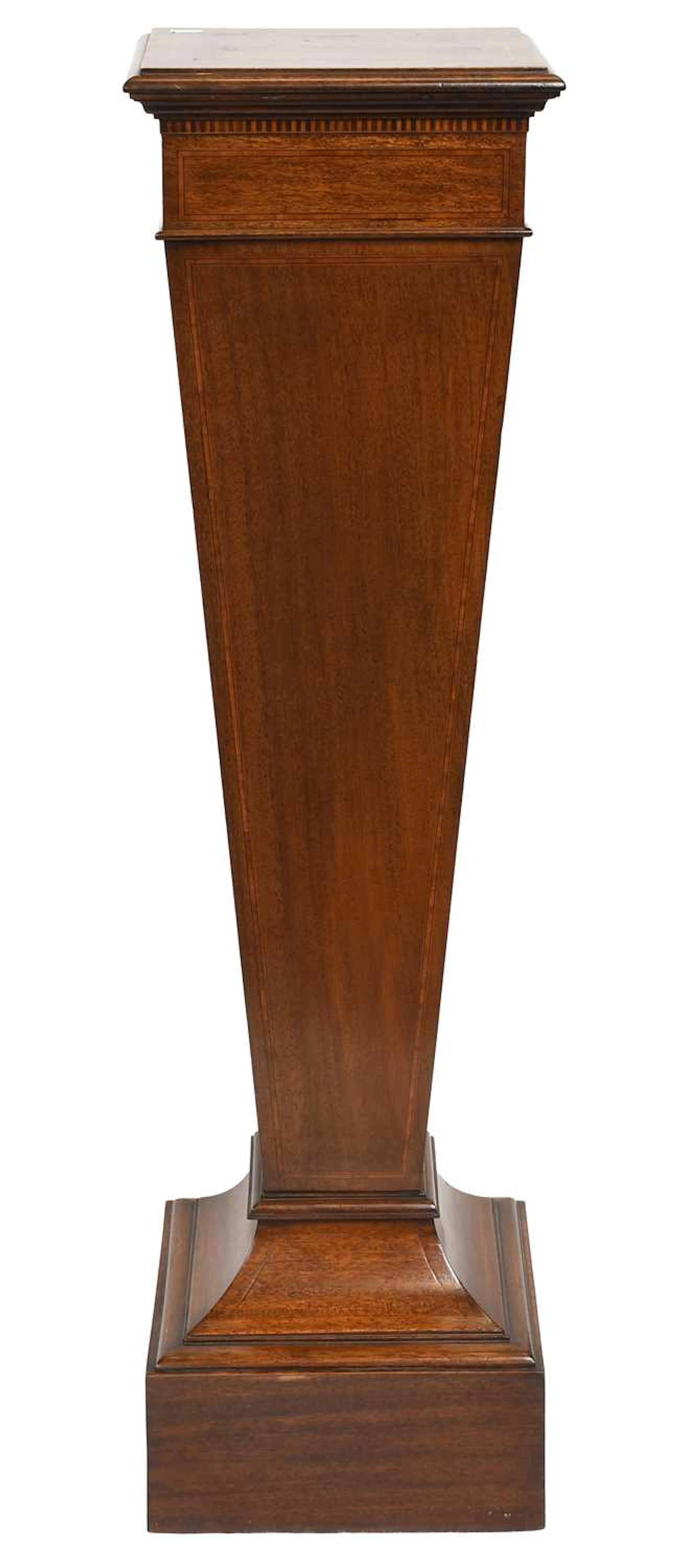 An Edwardian Mahogany Pedestal