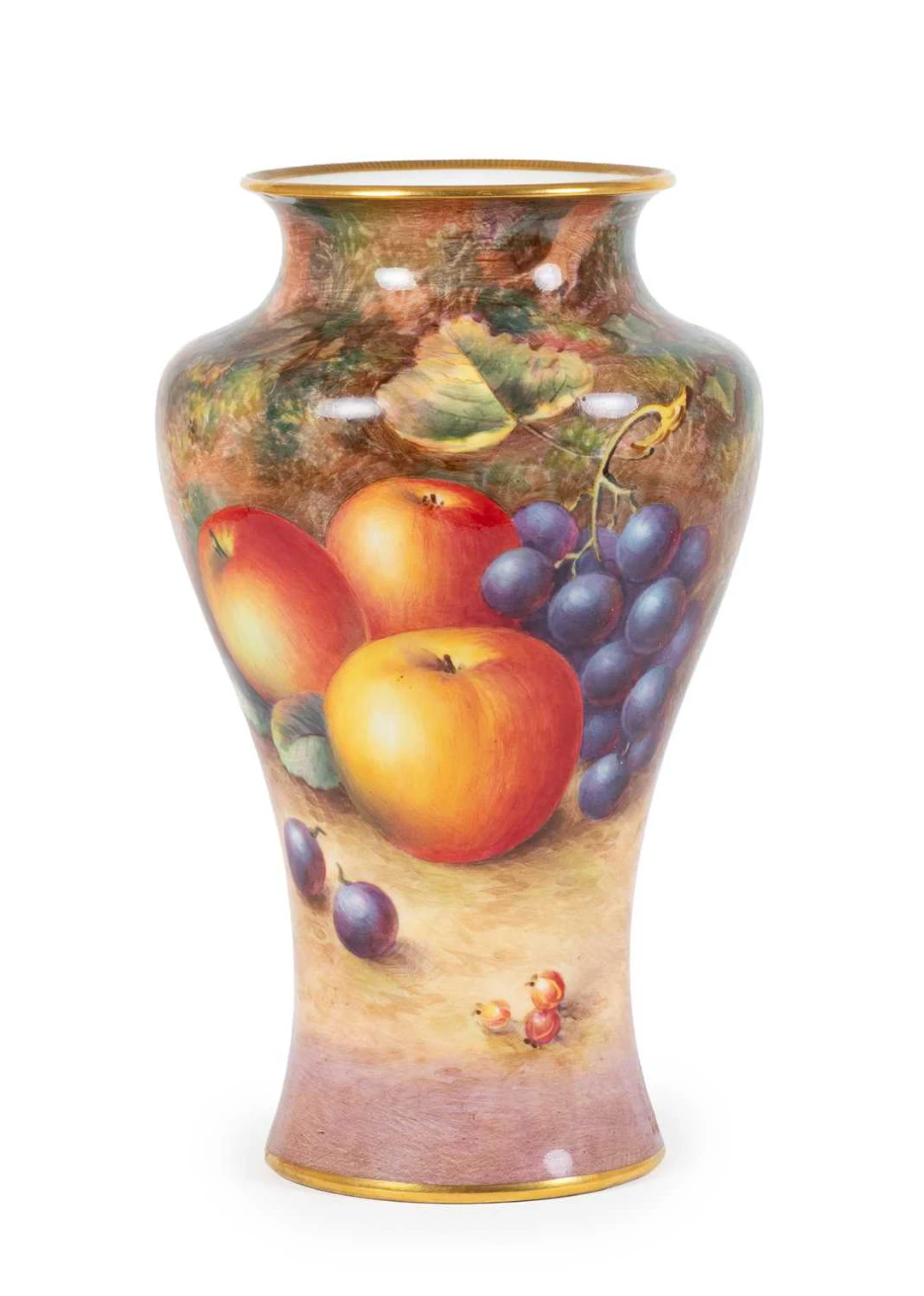 A Royal Worcester Porcelain Vase, by Harry Ayrton, post 1960