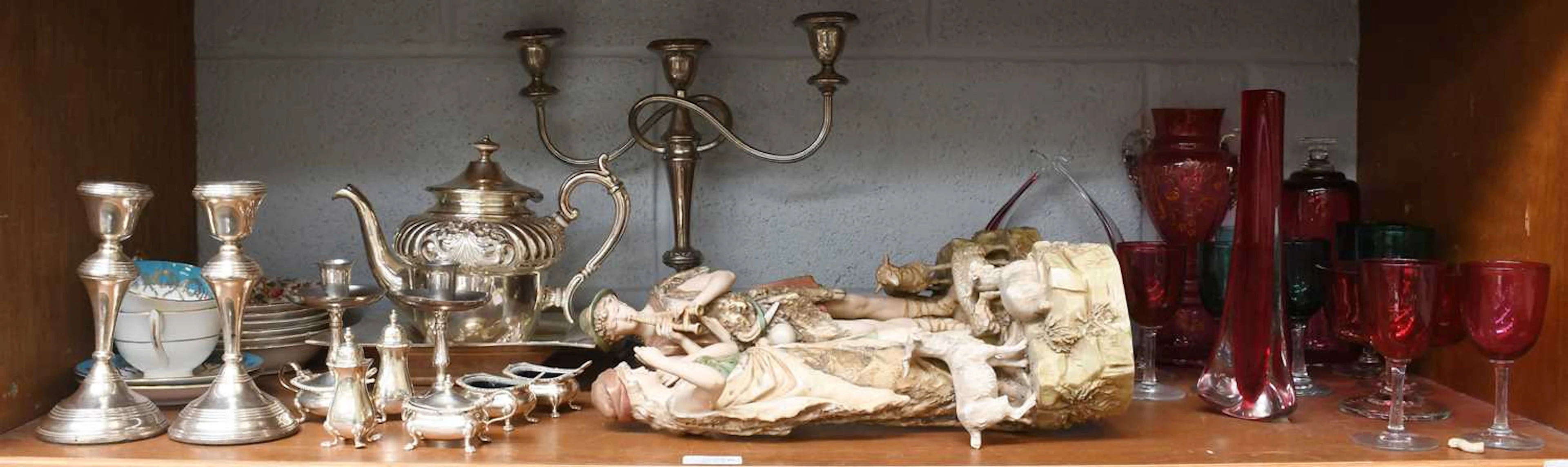 A Pair of Royal Dux Porcelain Figures