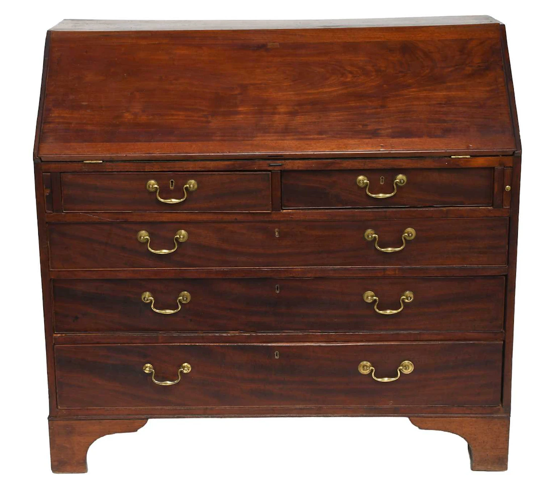 A Mahogany Bureau, circa 1800