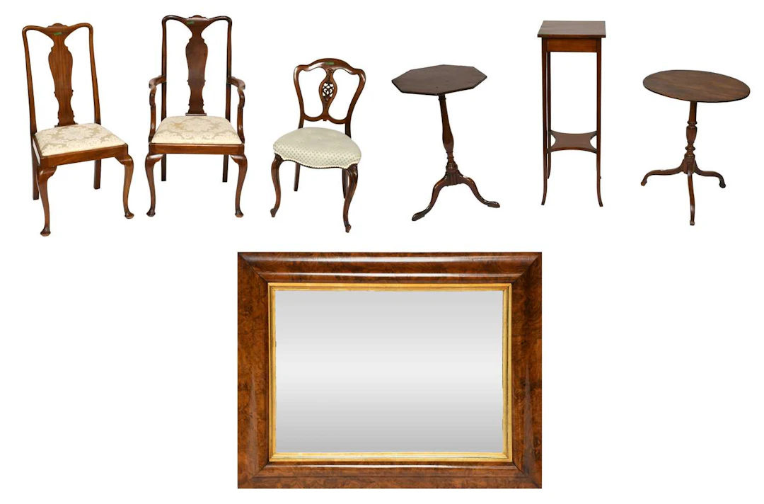 A Group of 19th Century and later furniture