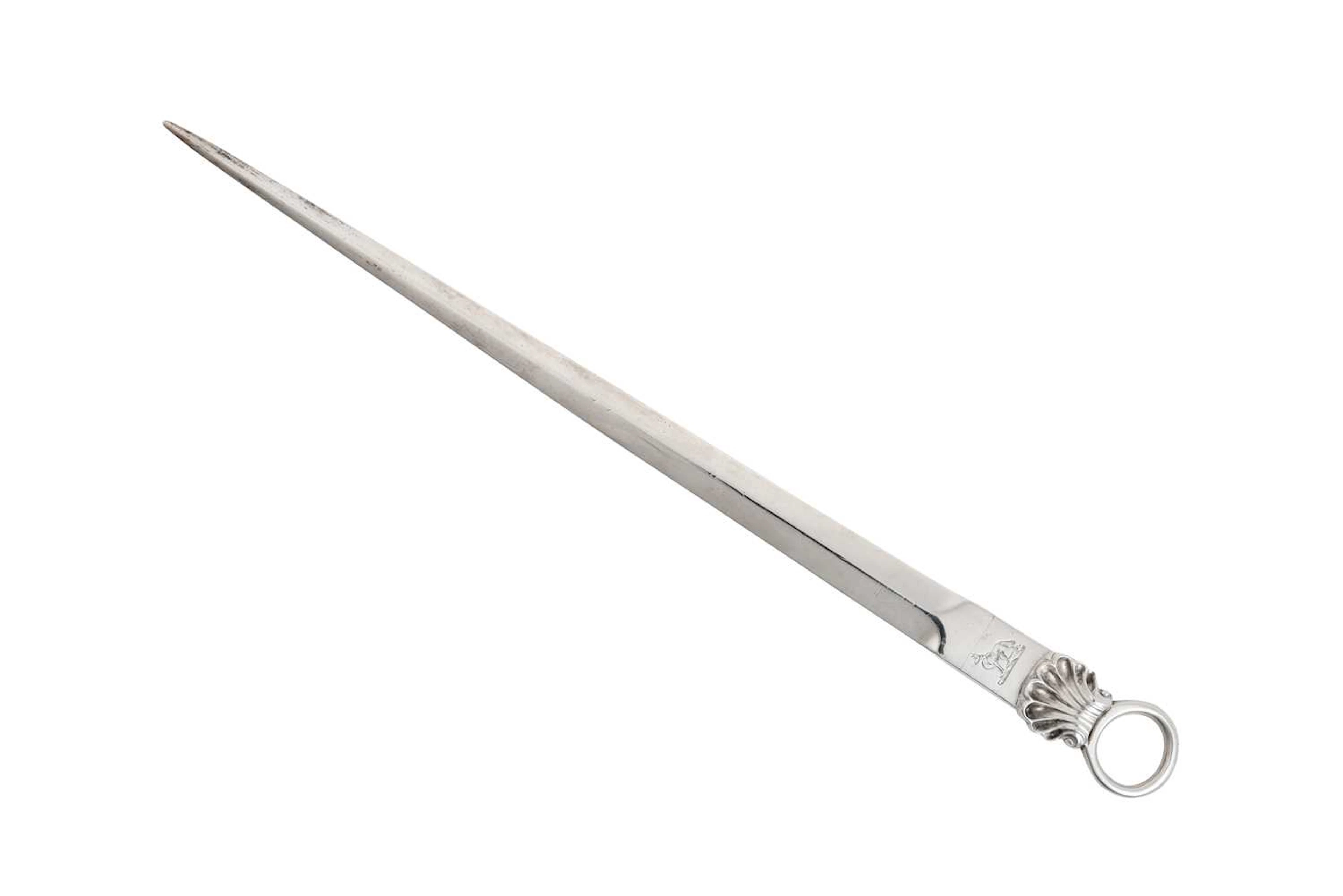 A George III Silver Meat-Skewer by William Eley, William Fearn and