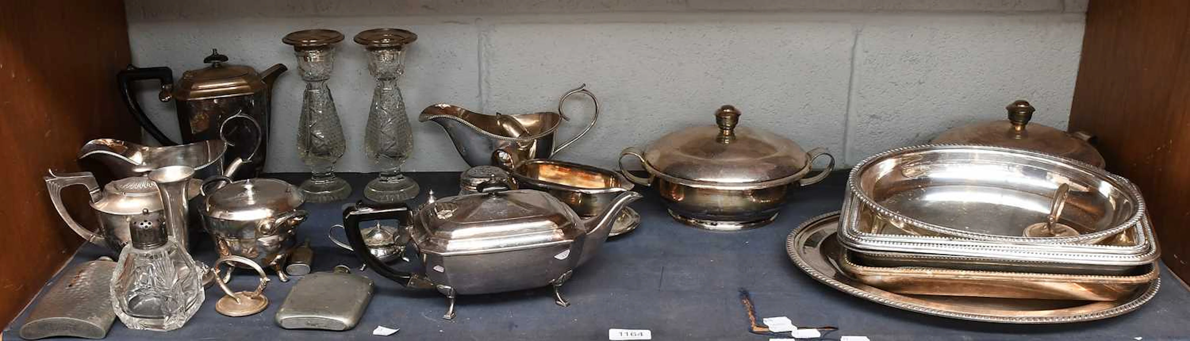 A Collection of Silver and Silver Plate