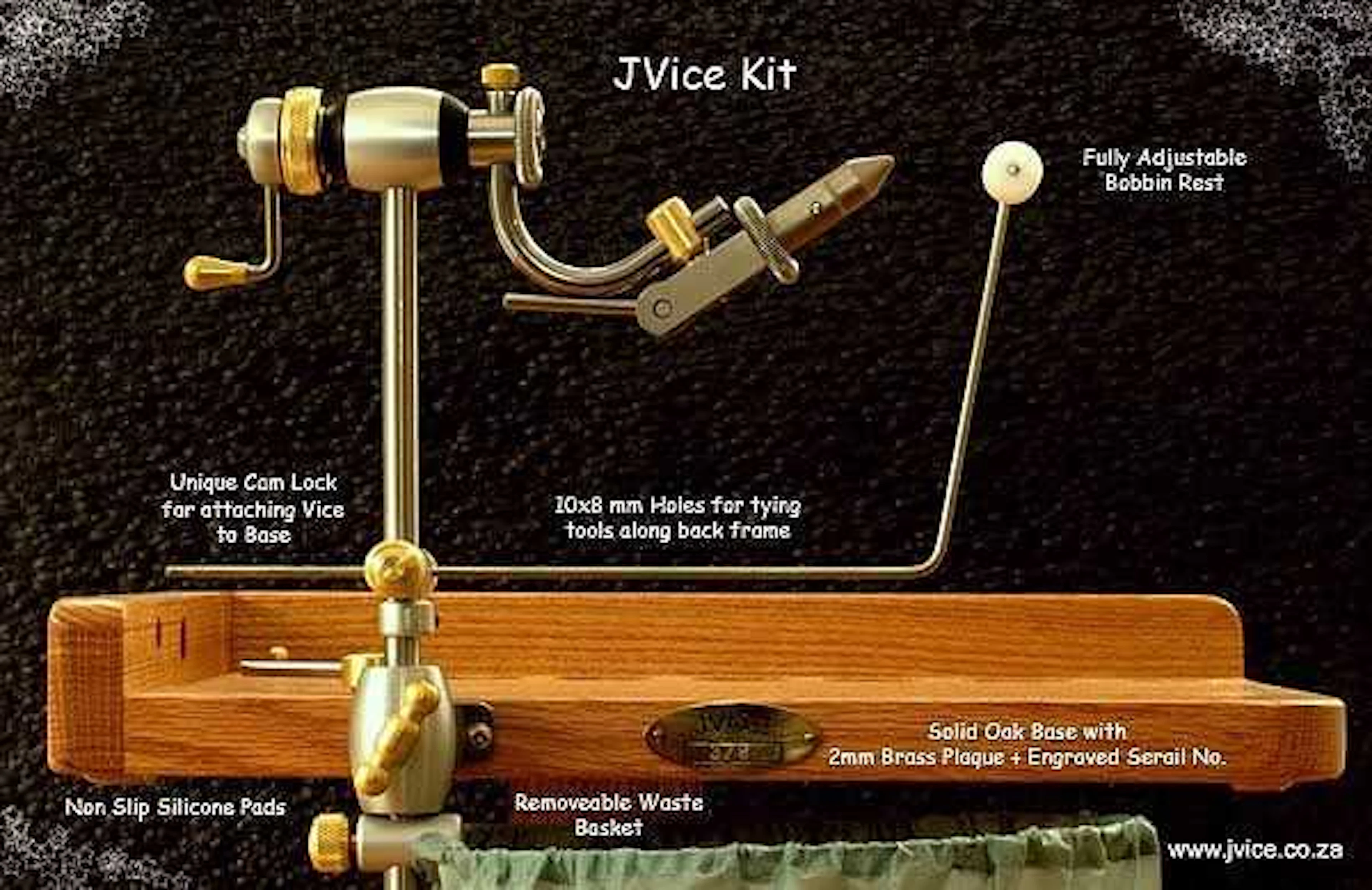 J Vice Gooseneck Fly Tying Vice