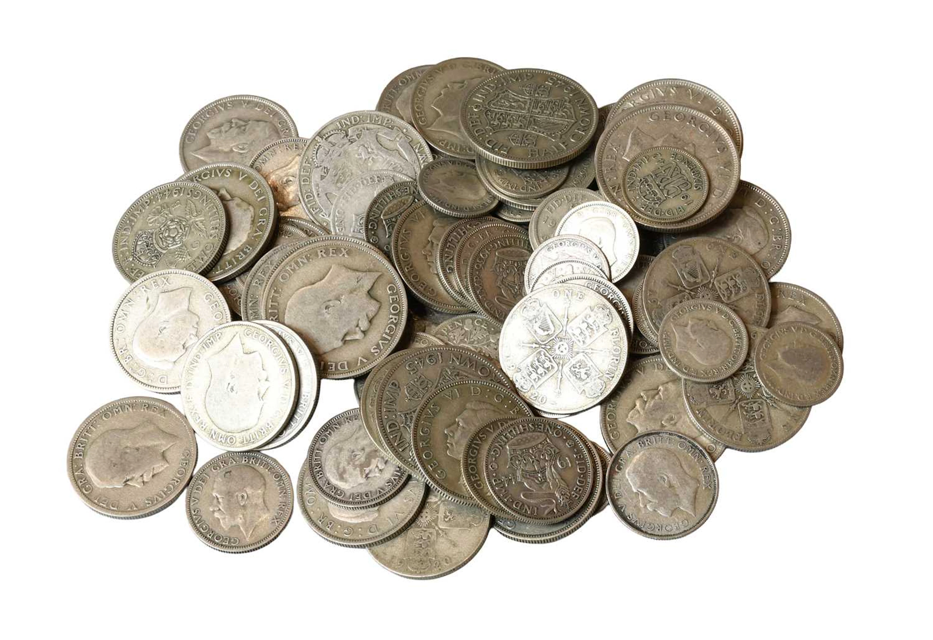 Mixed Pre-1947 British Silver Coins