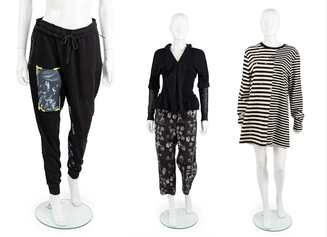 Comme Des Garçons Shirt x Nicolas Buffe Printed Black Jeans, Comme