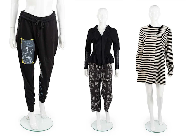 Comme Des Garçons Shirt x Nicolas Buffe Printed Black Jeans, Comme