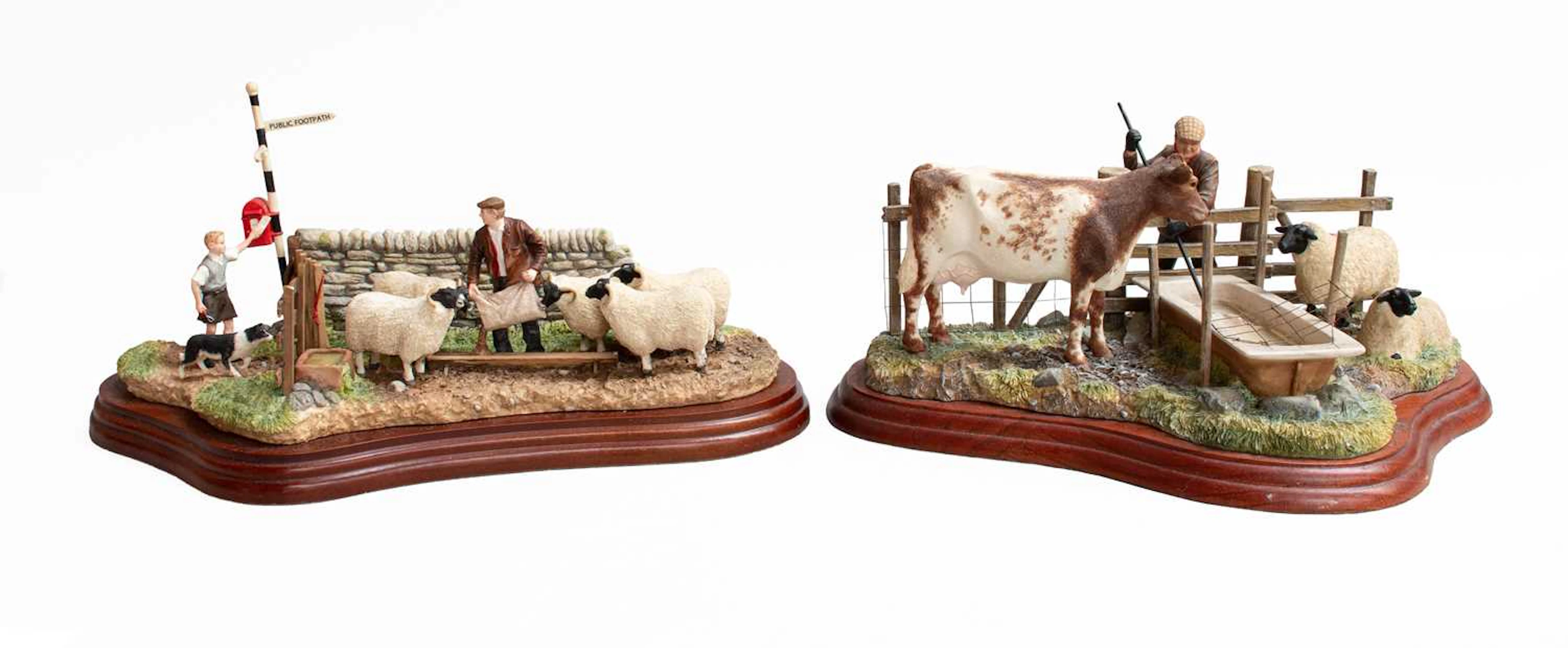 Border Fine Arts Studio Models Comprising:, 'Close T' Gate', 'Breaking the Ice'