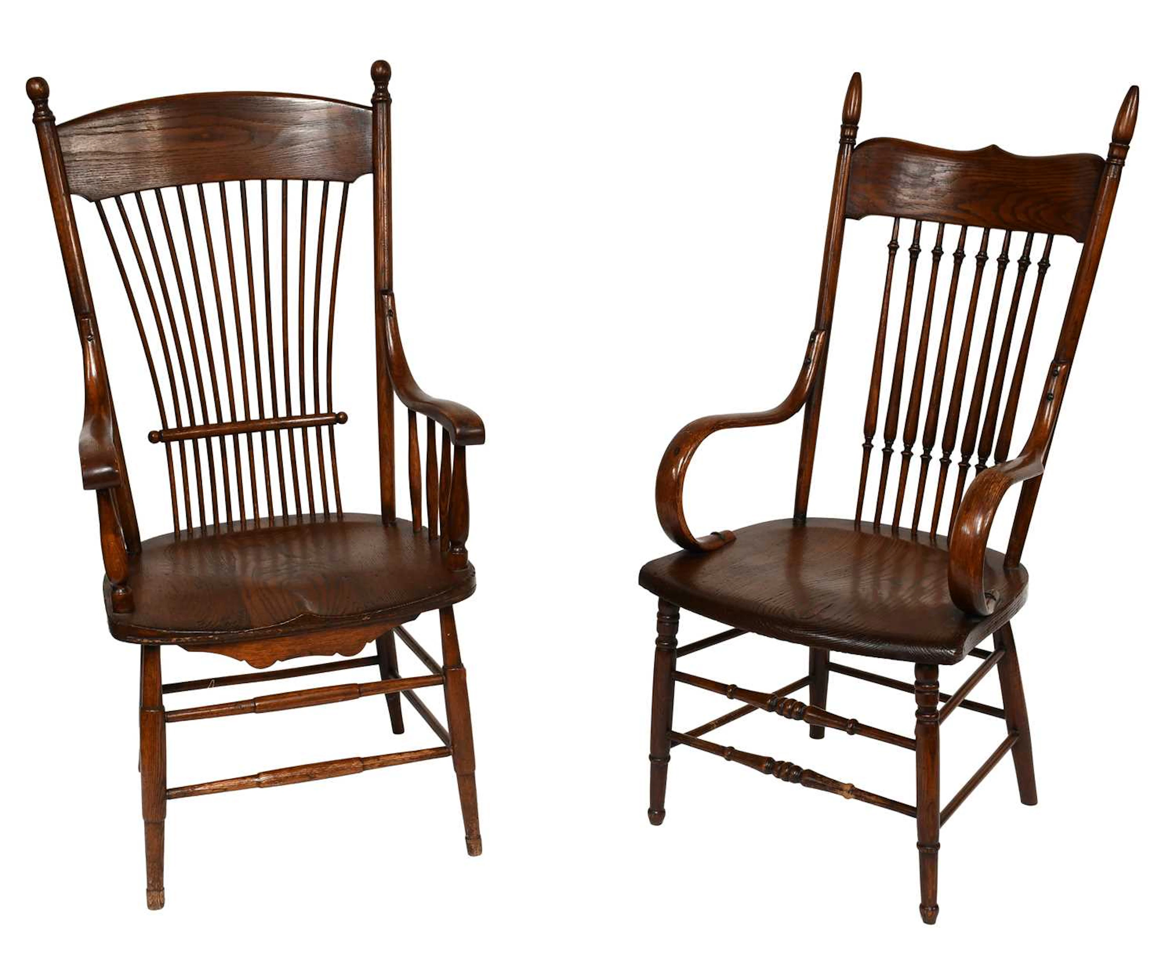 An Early 20th Century Elm and Oak Country Chair