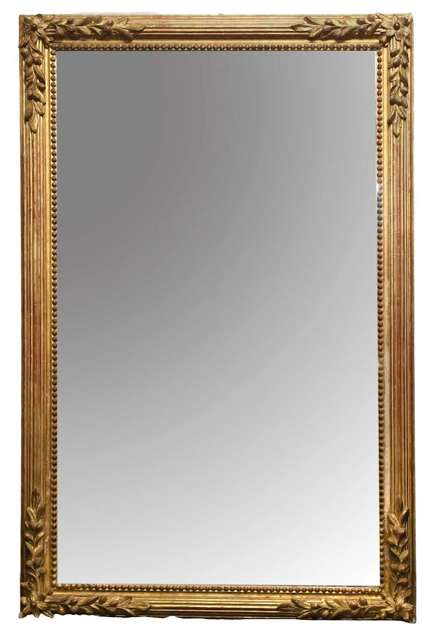 A Mid 19th Century Gilt and Gesso Overmantel Mirror