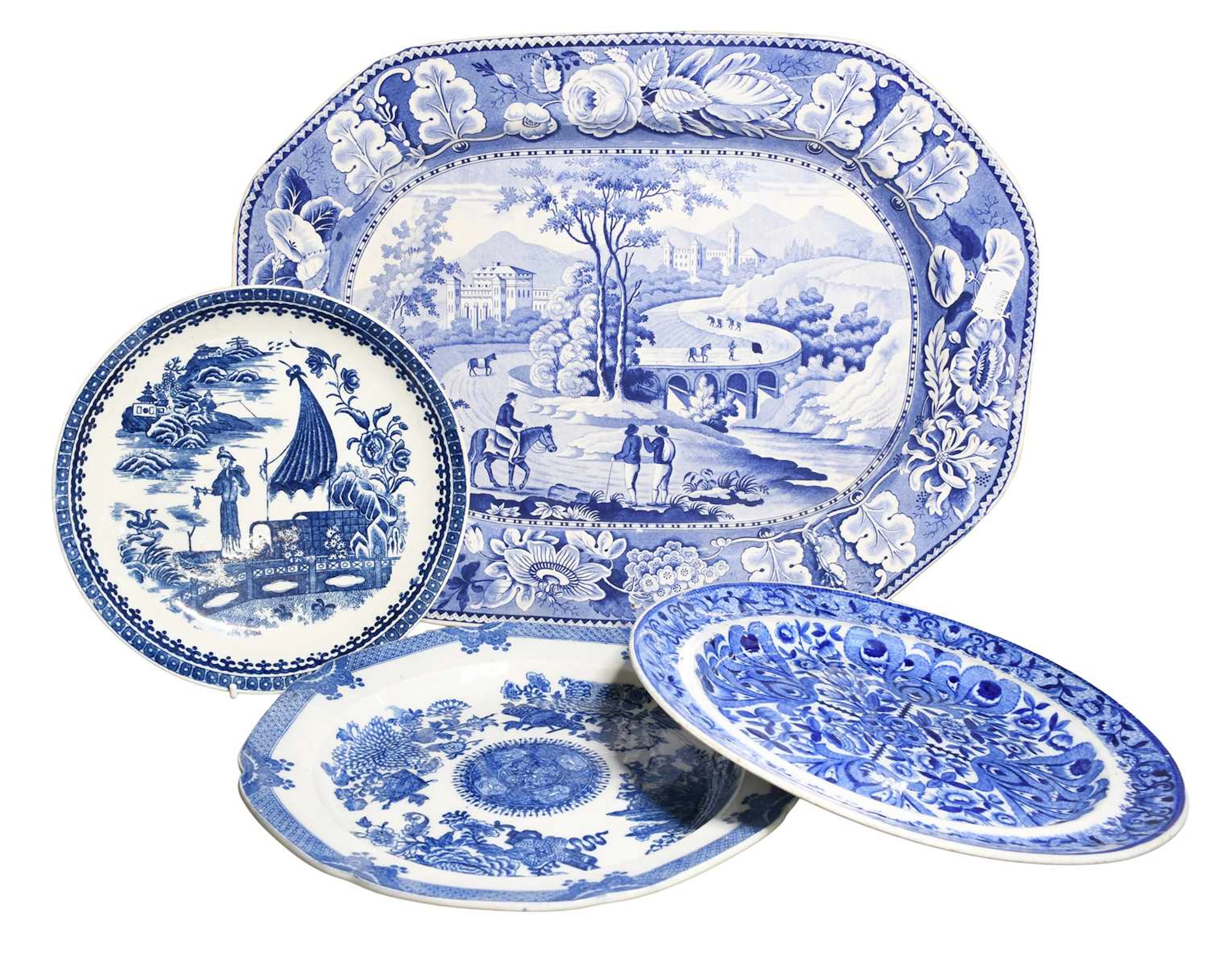 A Leeds Pearlware Serving Dish, circa 1820