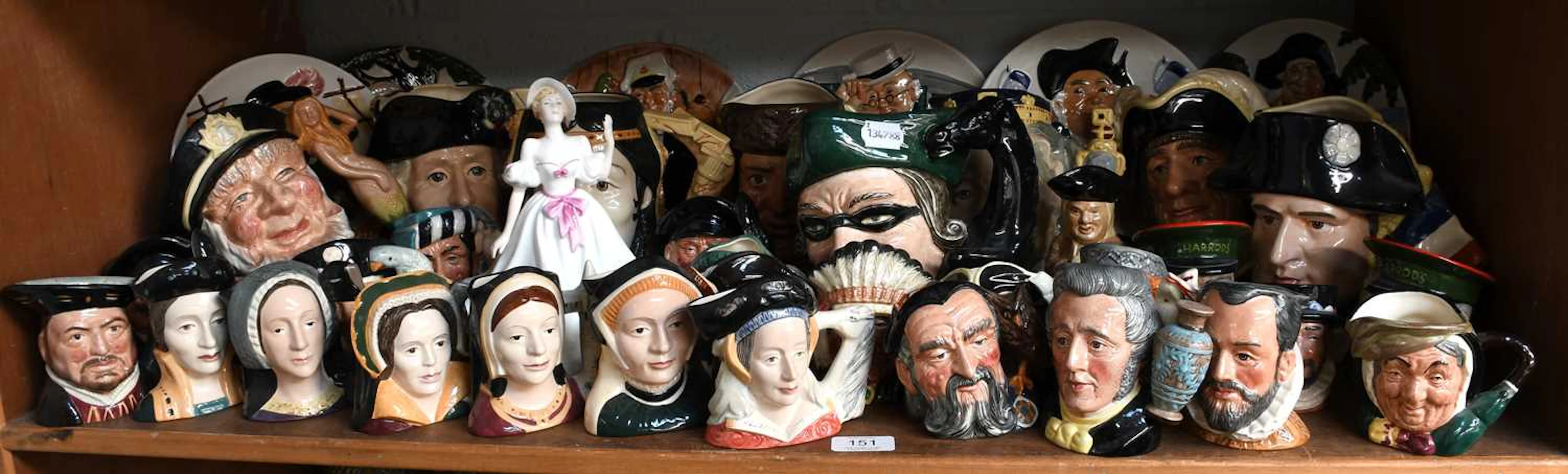 A collection of Royal Doulton Character Jugs
