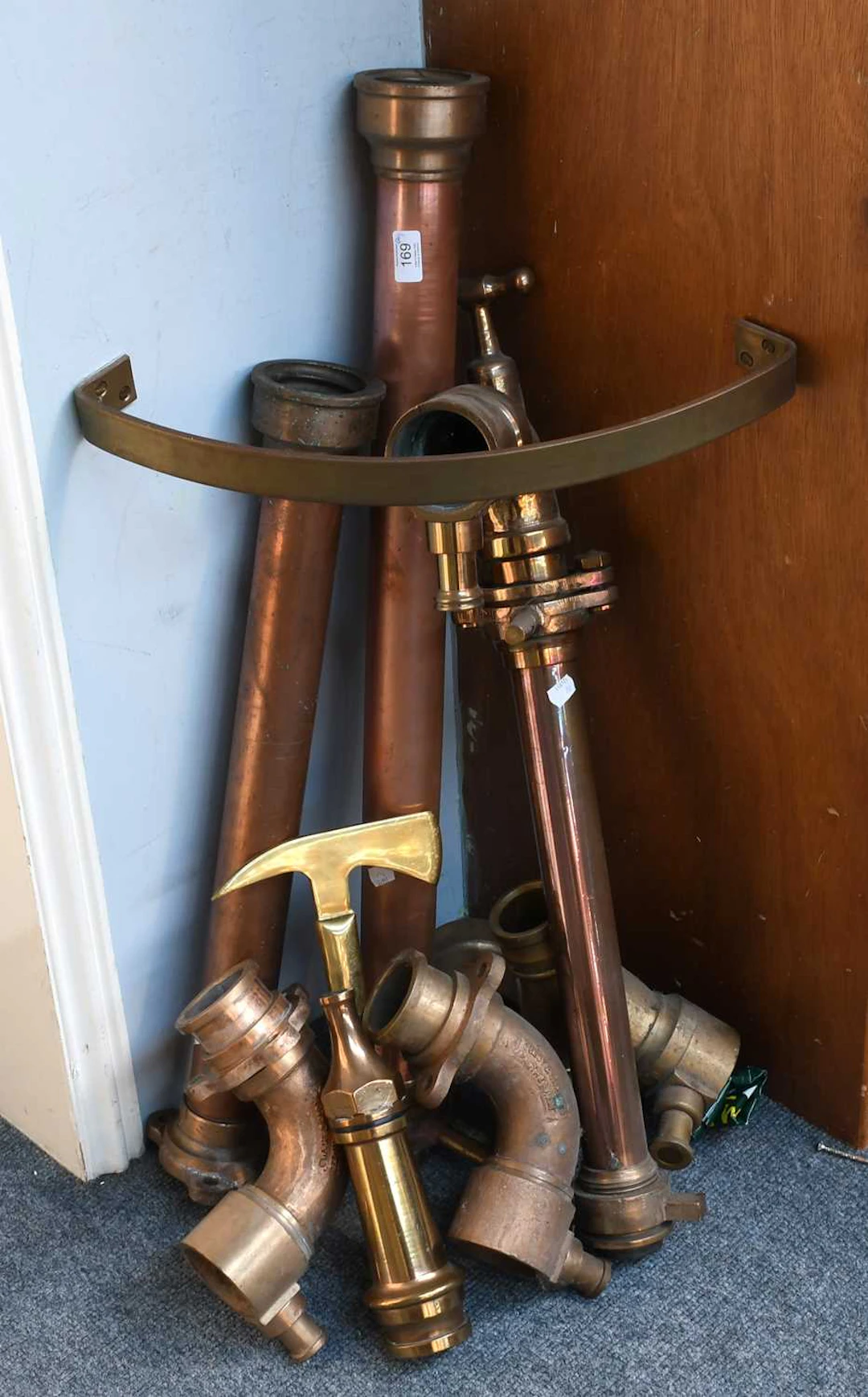A Guest & Chrimes of Rotherham Copper and Brass Fire Hydrant
