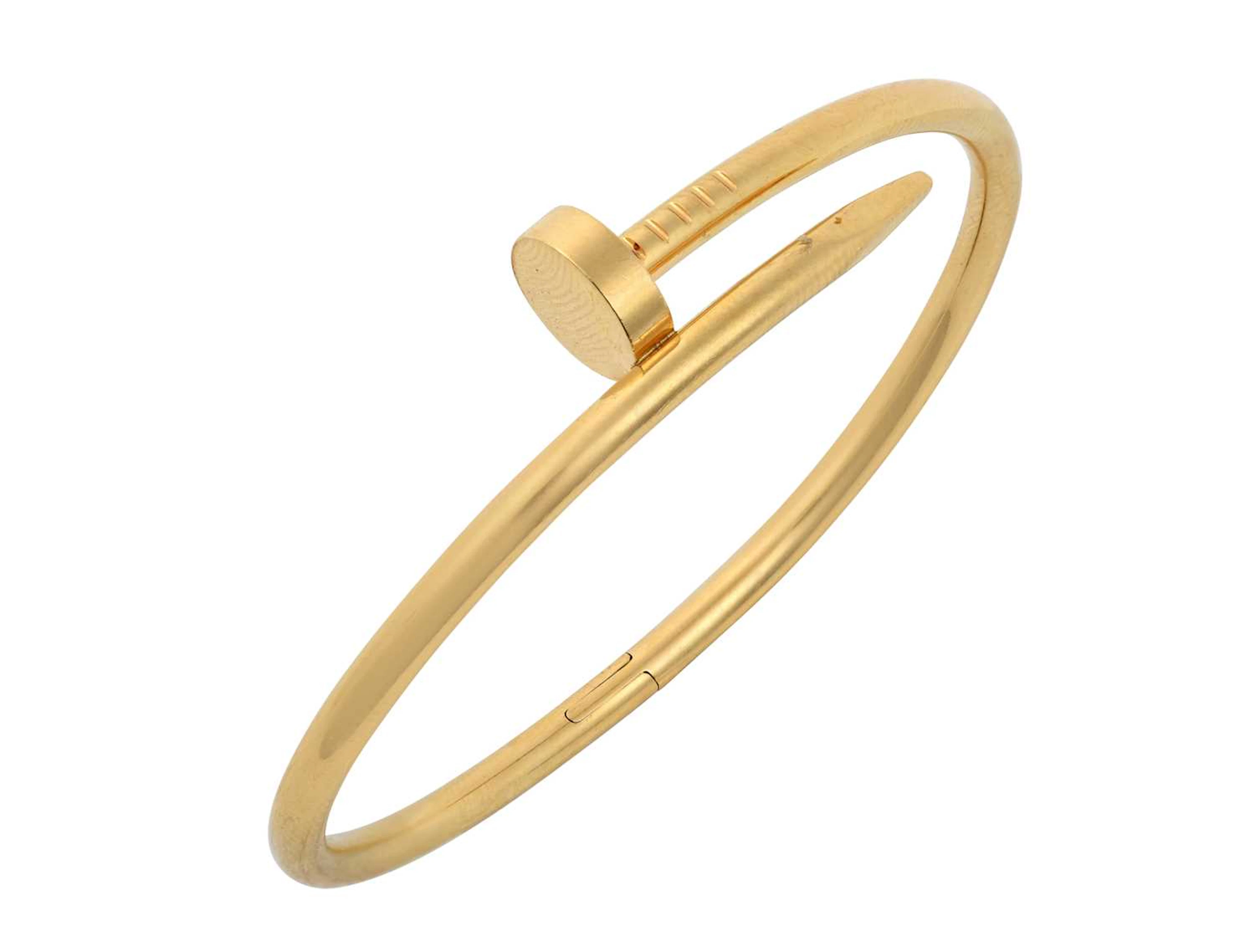 A Juste un Clou Bangle, by Cartier
