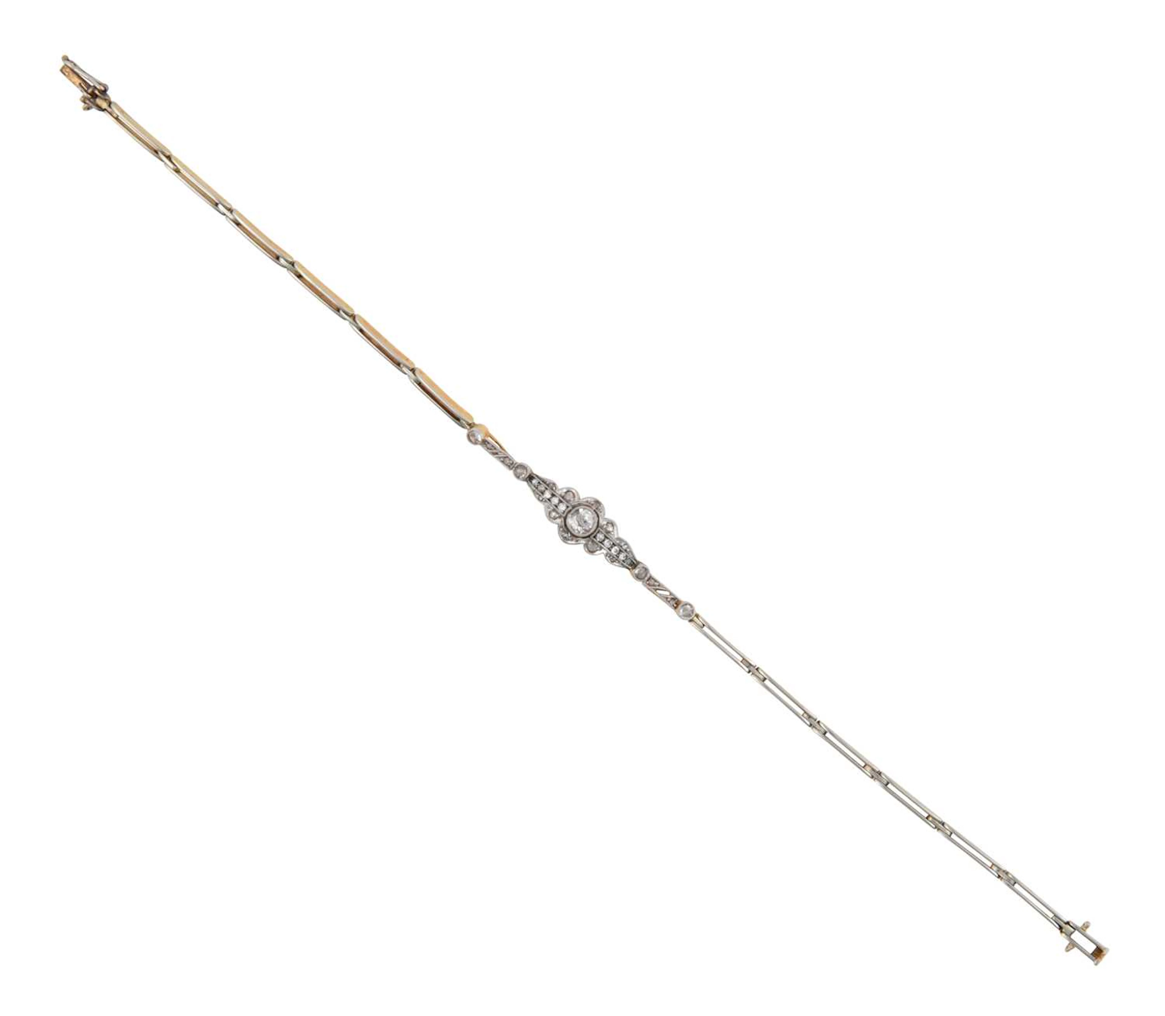 A Diamond Bracelet, circa 1900