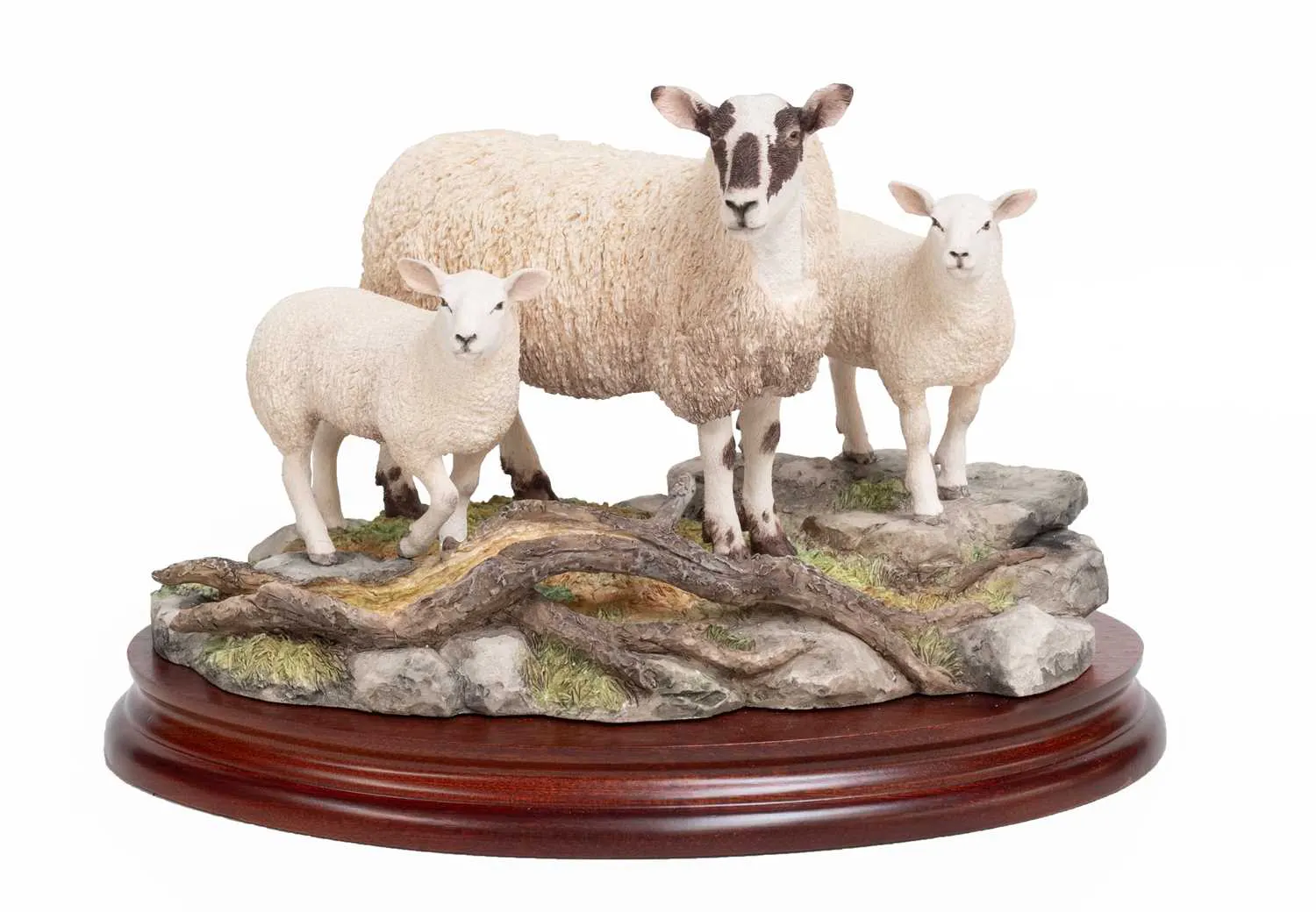 Border Fine Arts 'Mule Ewe and Texel Lambs'