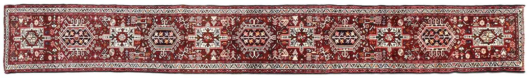 Very Narrow Karajah Runner, North West Iran, Circa 1970