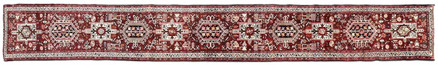 Very Narrow Karajah Runner, North West Iran, Circa 1970