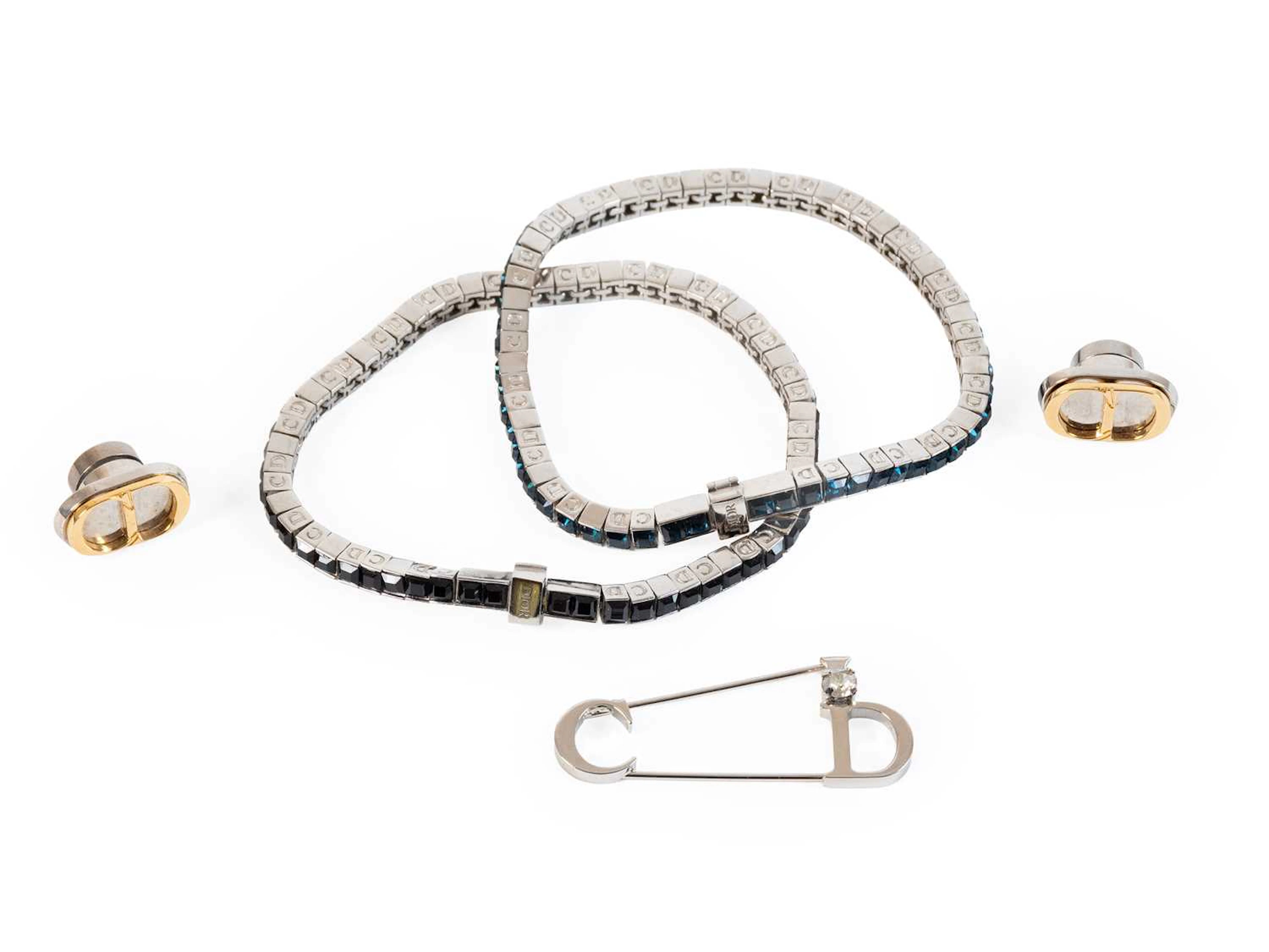 Christian Dior Jewellery, Dior Bracelet, Dior Pin, Dior Magnetic Cufflinks