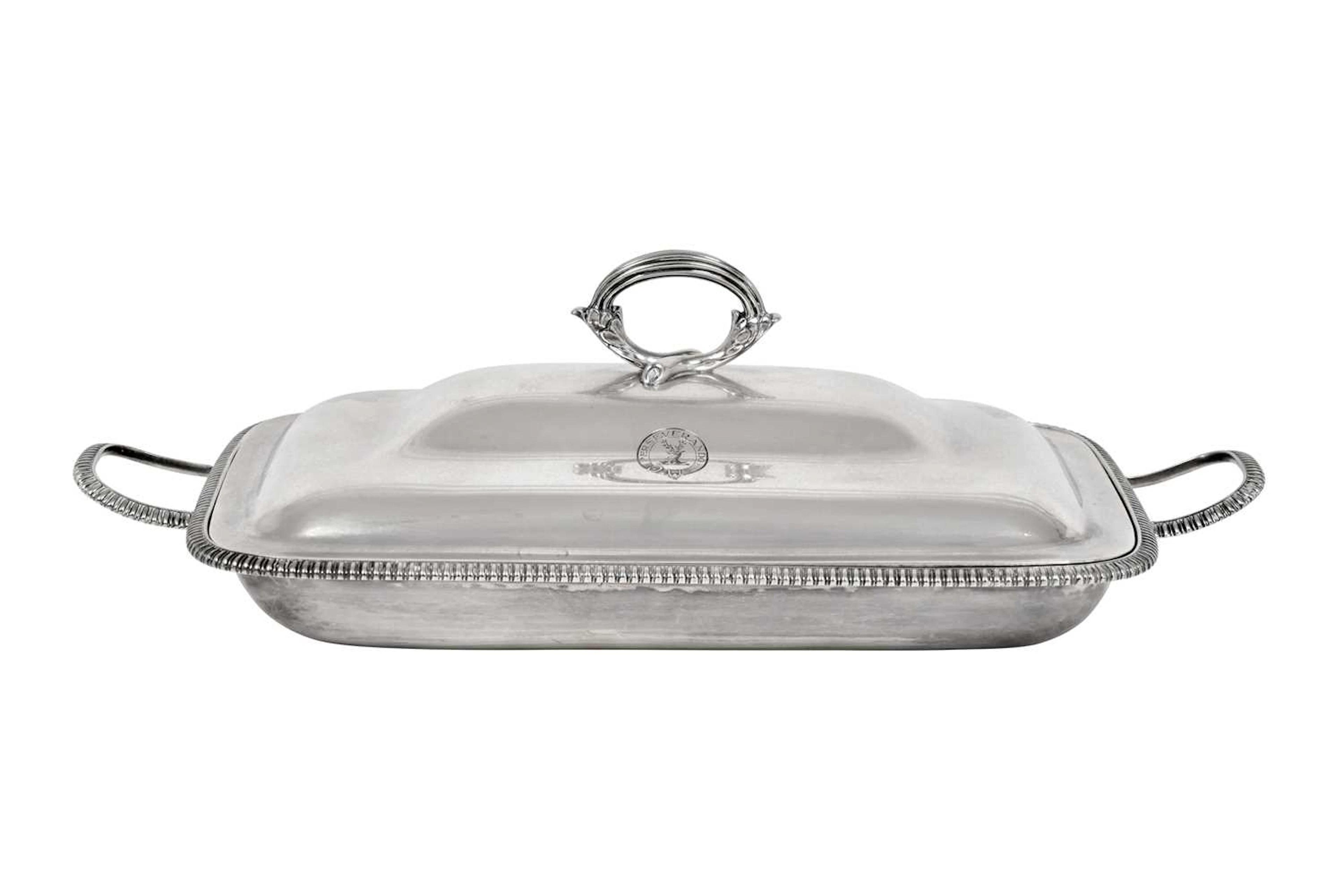 A George III Silver Bacon-Dish and Cover by John Edwards, London