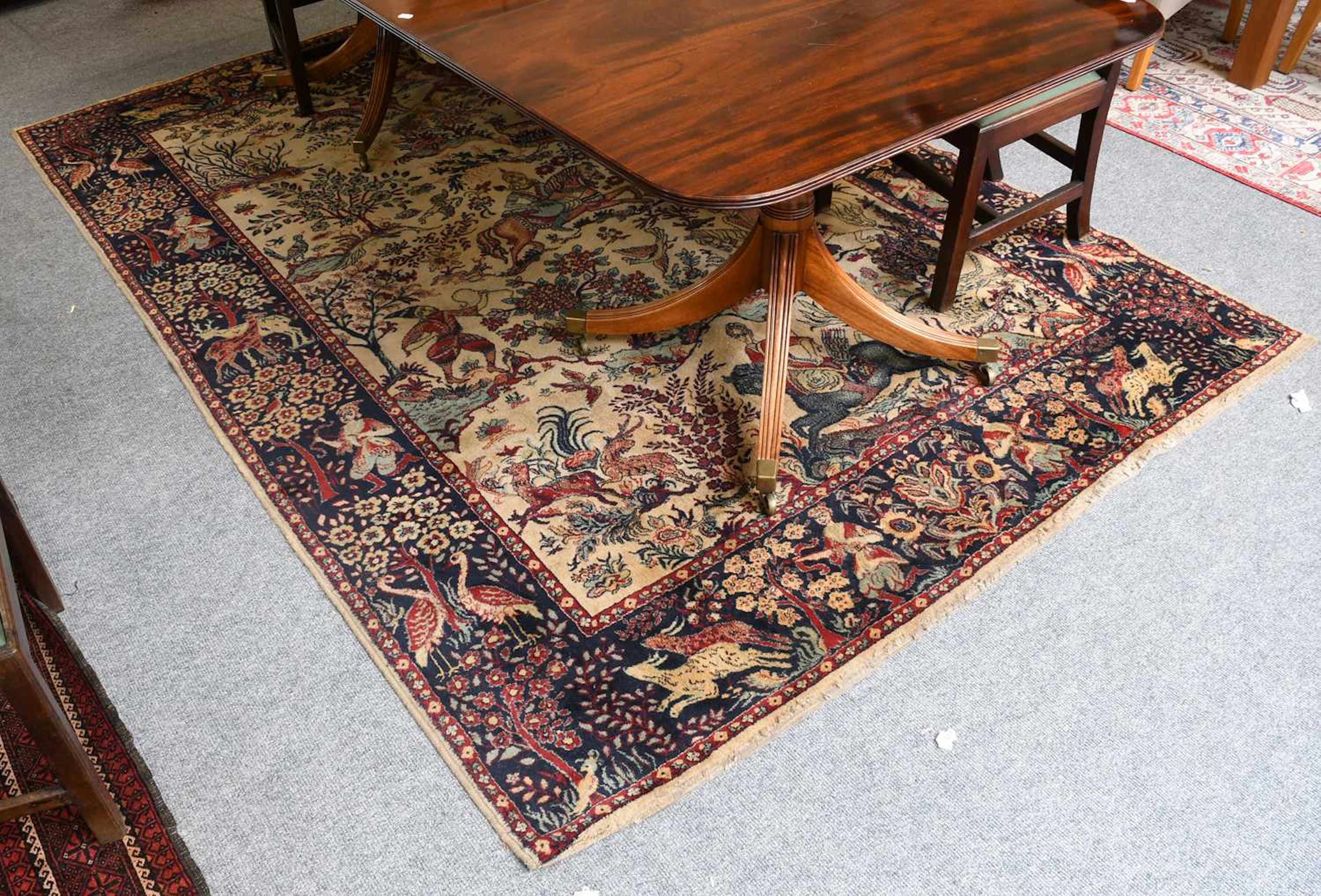 Machine Made Carpet of Oriental Design