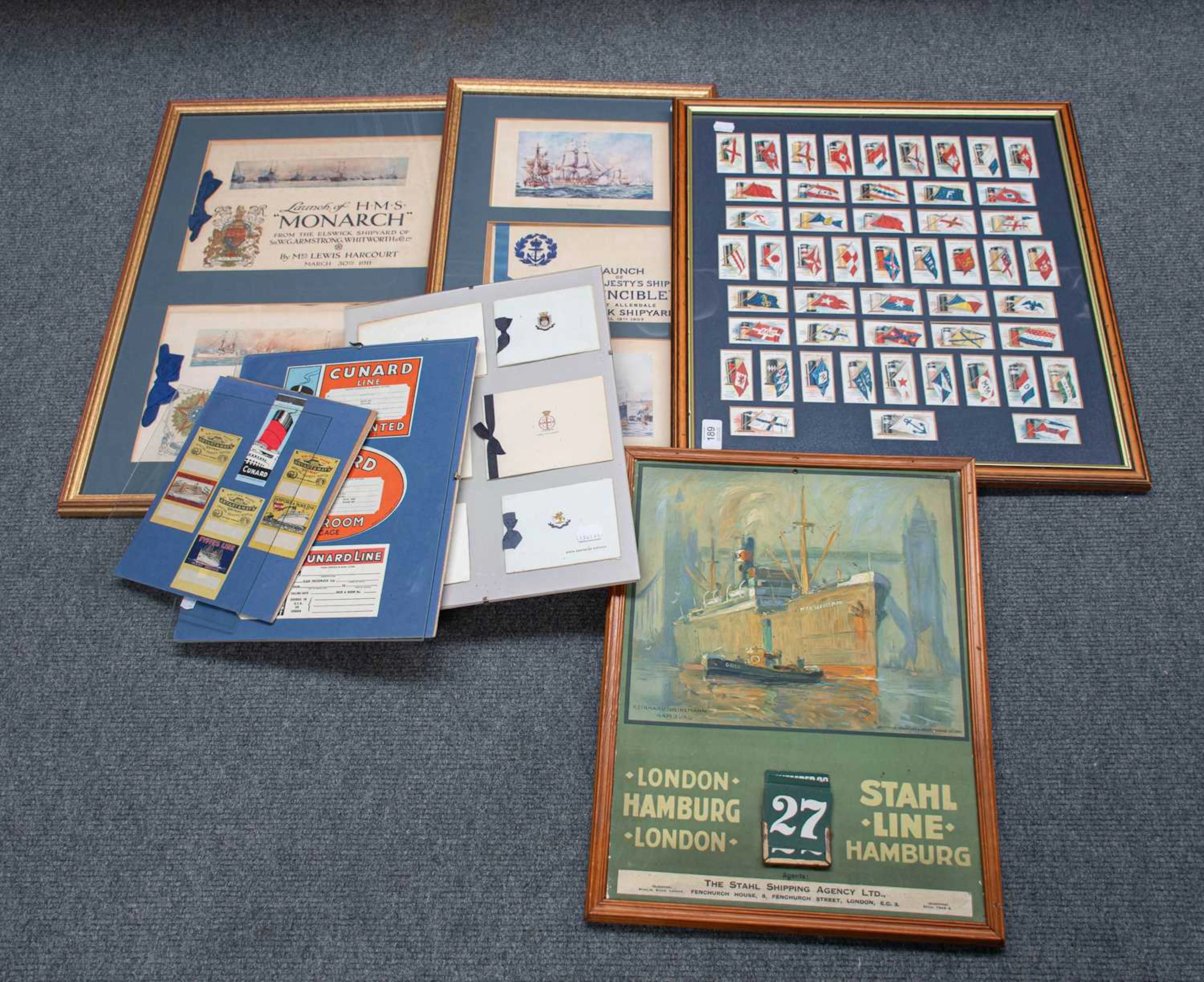 Shipping Interest: Framed Commemorative Displays