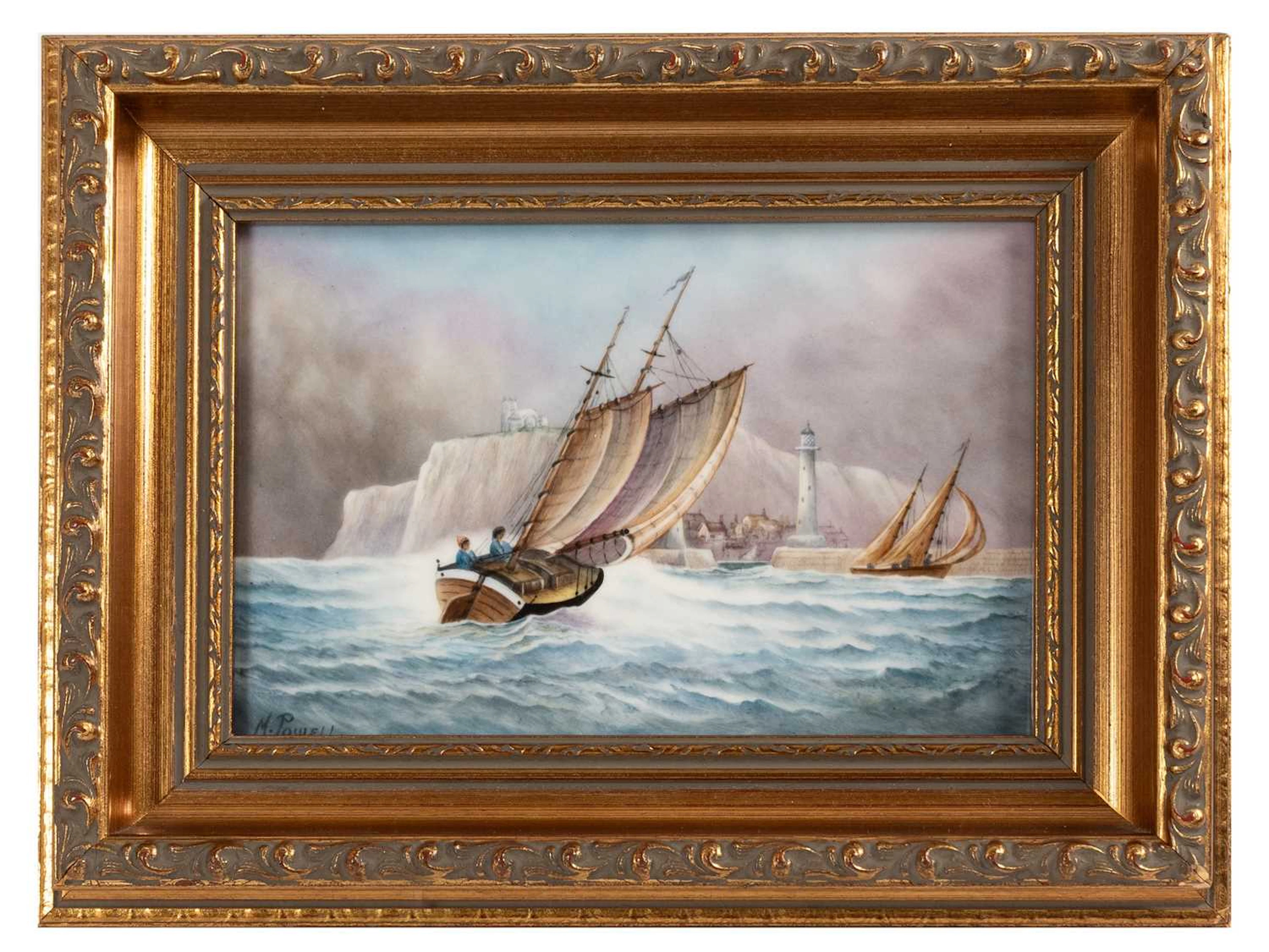 A Royal Worcester Porcelain Plaque, post 1960, by Michael Powell